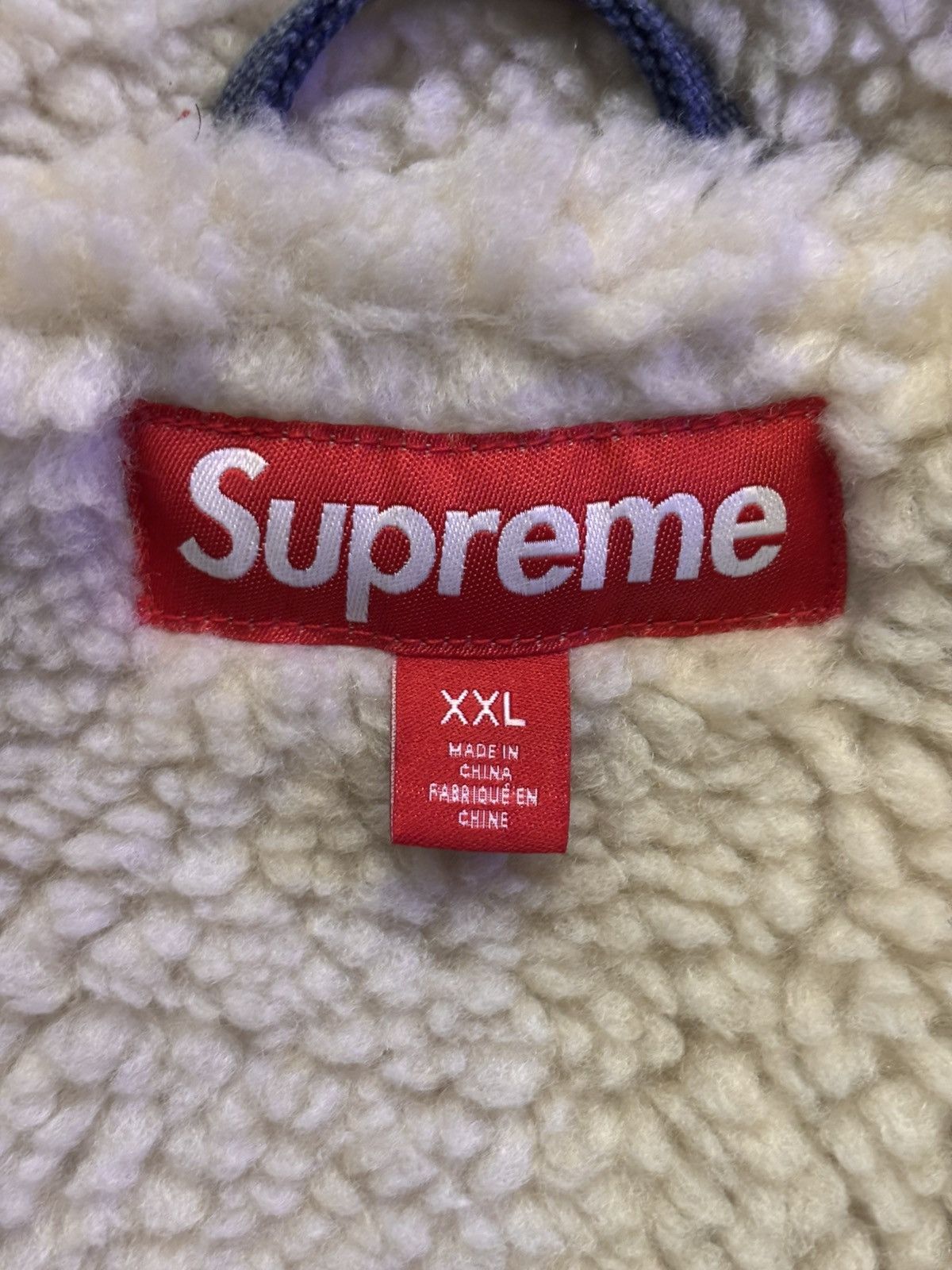 Supreme Supreme Faux Shearling Lined Bomber Jacket Size US XXL / EU 58 / 5 - 3 Thumbnail