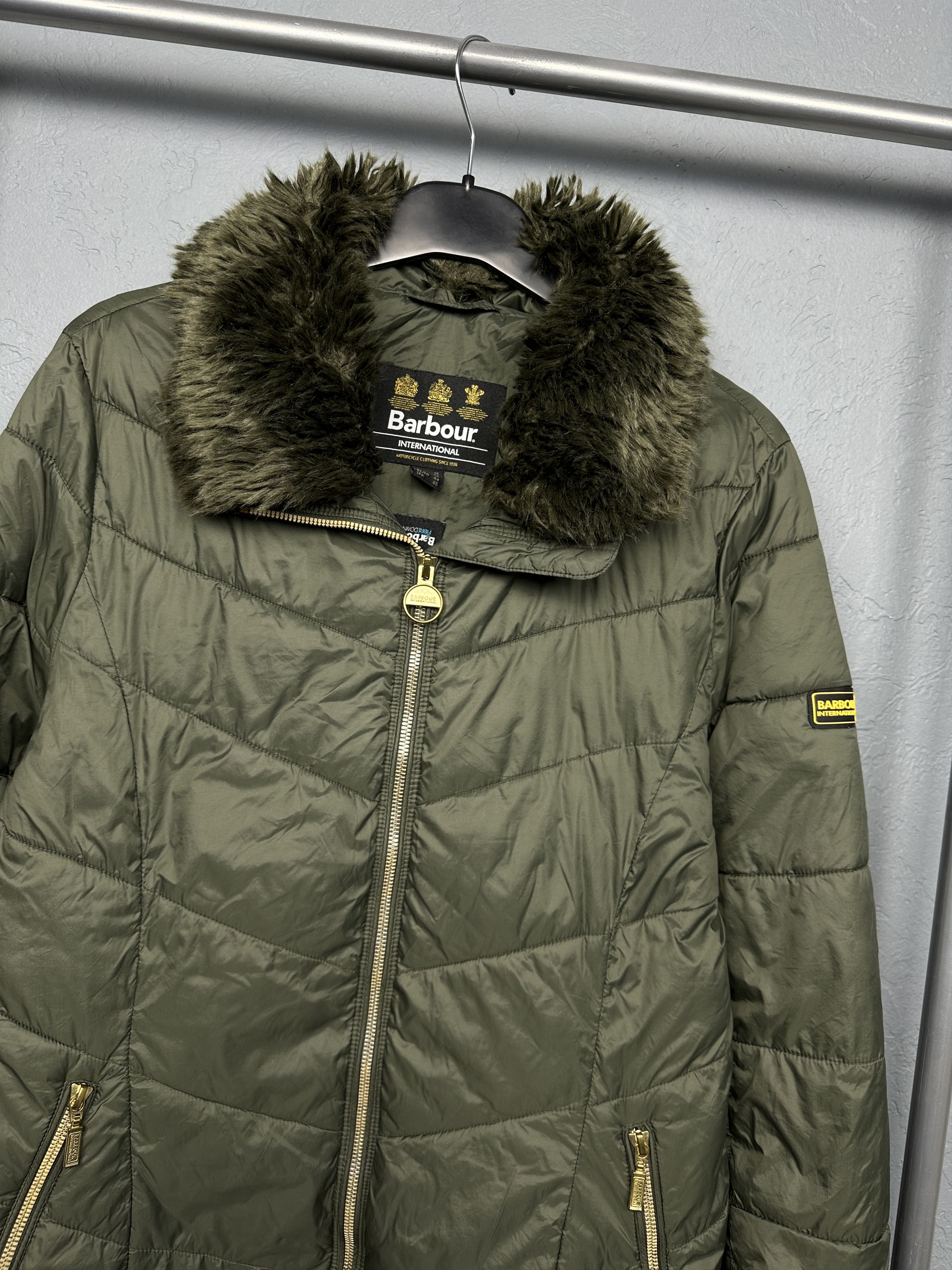 Barbour Barbour International Womens Nurburg Quilted Jacket Size XL / US 12-14 / IT 48-50 - 2 Thumbnail