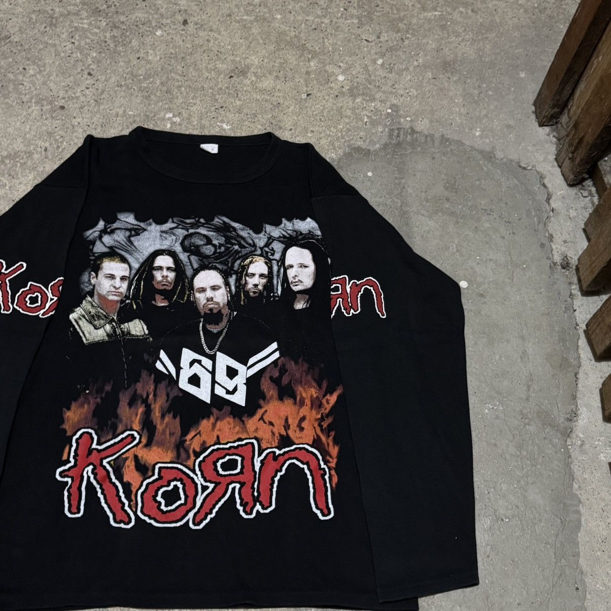 Band Tees × Vintage Vintage Korn 00‘ long sleeve Size US XL / EU 56 / 4 - 3 Thumbnail