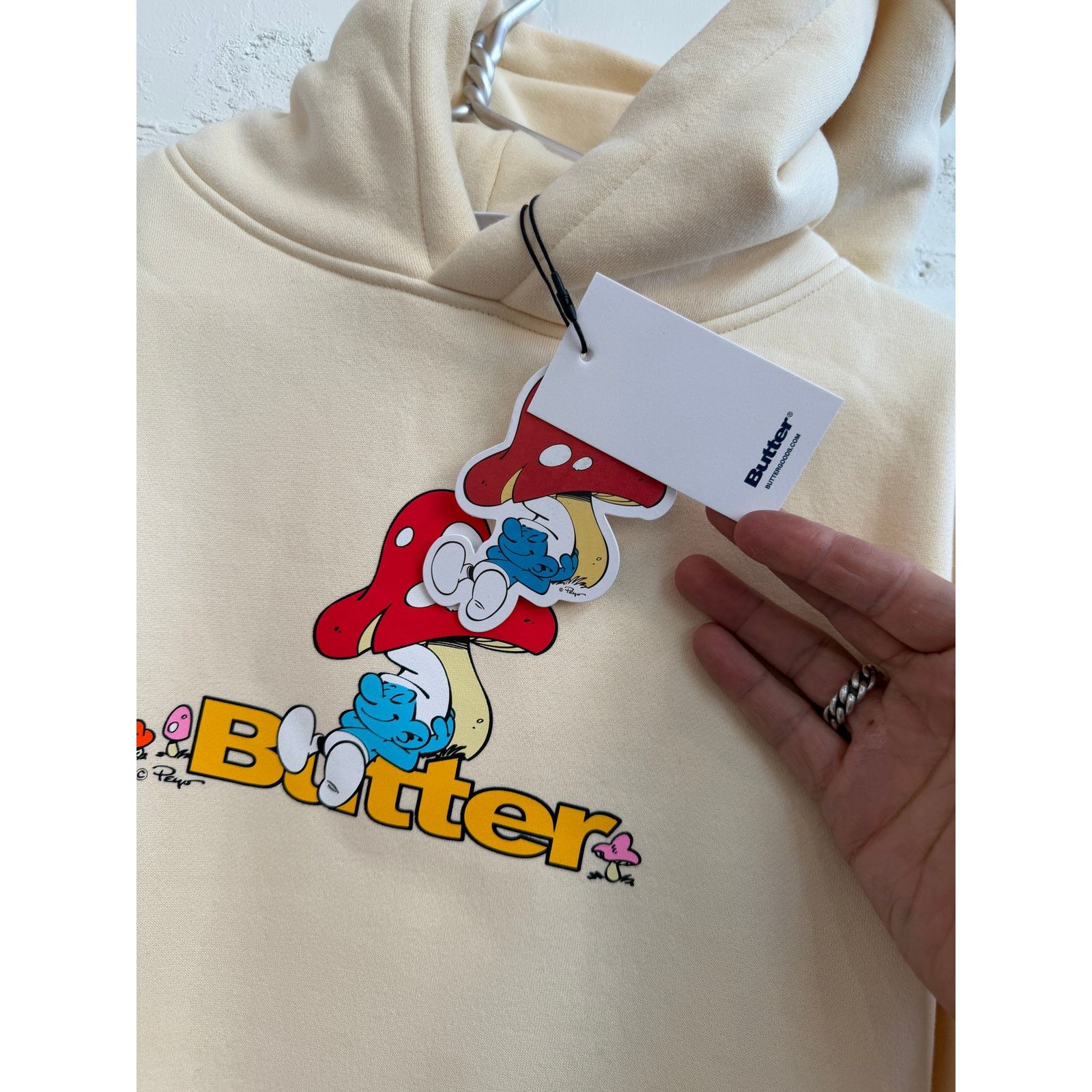 Butter Goods Butter Goods x The Smurfs Lazy Logo Pullover Hoodie Size US S / EU 44-46 / 1 - 4 Thumbnail