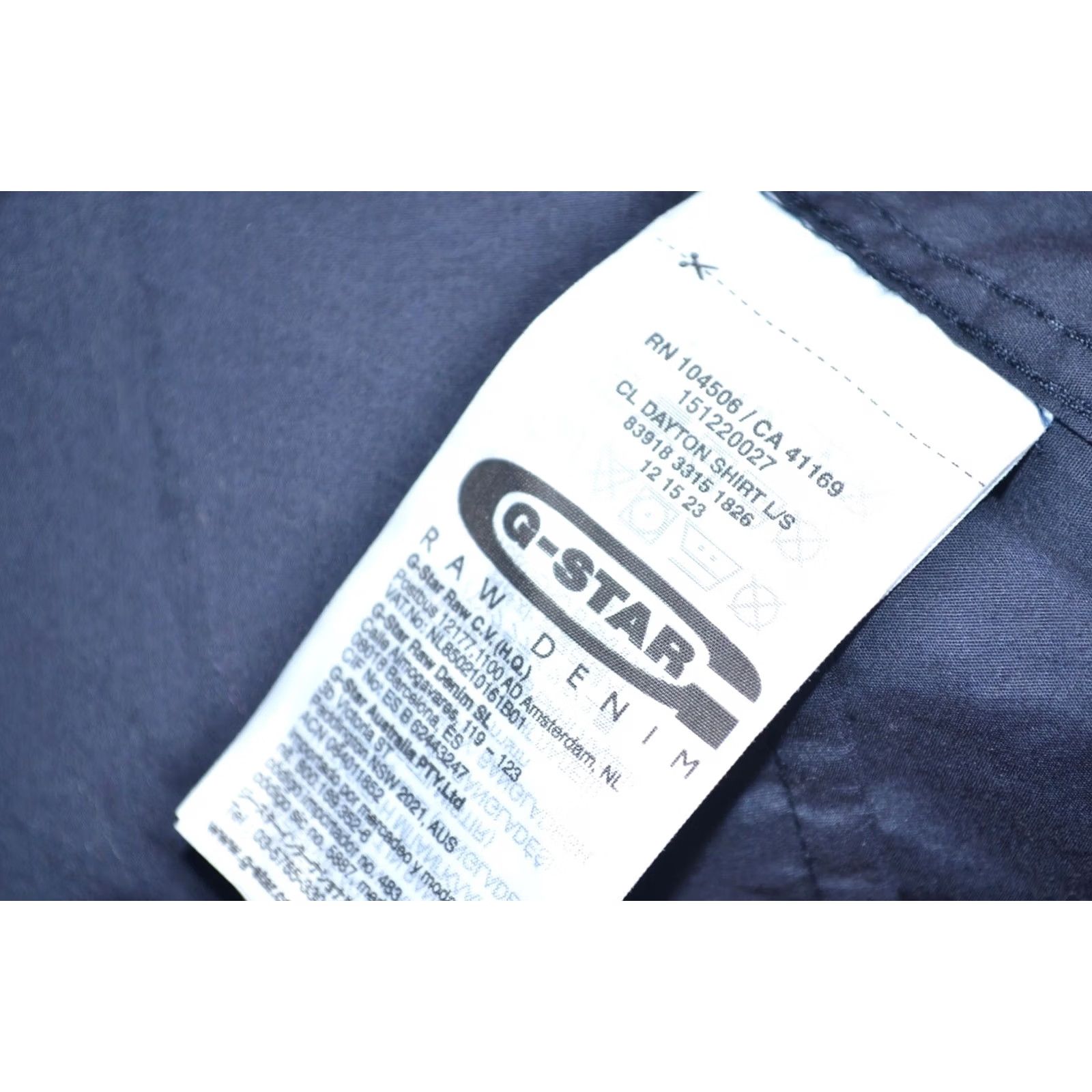 G-Star G-Star CL Dayton Long Sleeve Shirt M Men Black Button-Up Casual Cotton Slub Size US M / EU 48-50 / 2 - 5 Thumbnail