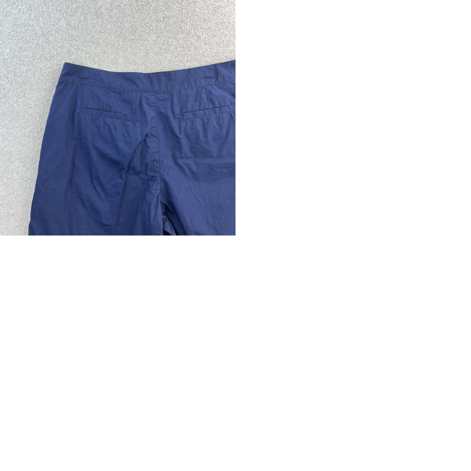 Ralph Lauren Lauren Ralph Lauren Shorts Womens 10 Belted Utility Cargo Pockets Navy Blue 100% Cotton Canvas Outdoor Casual Activewear Travel Mens Womens Girls Boys Size 32" / US 10 / IT 46 - 9 Thumbnail