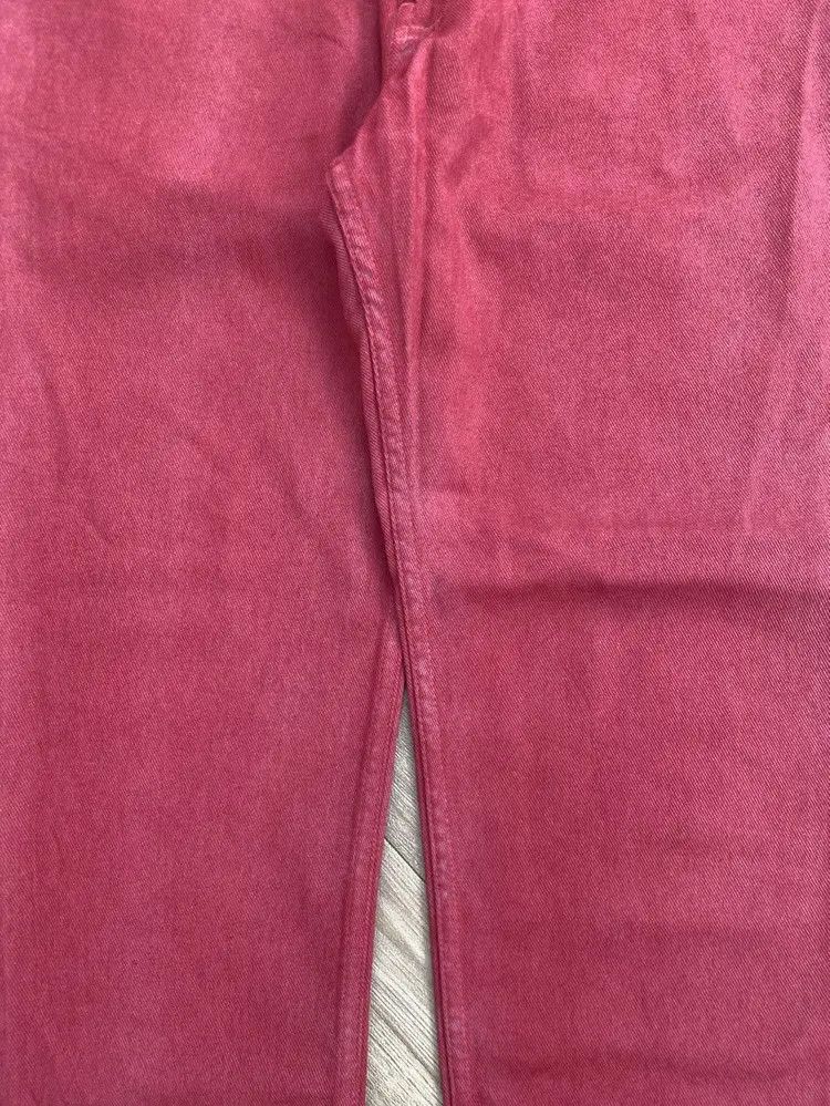 Maison Margiela Maison Martin Margiela Red Denim Pants Size US 33 - 3 Thumbnail
