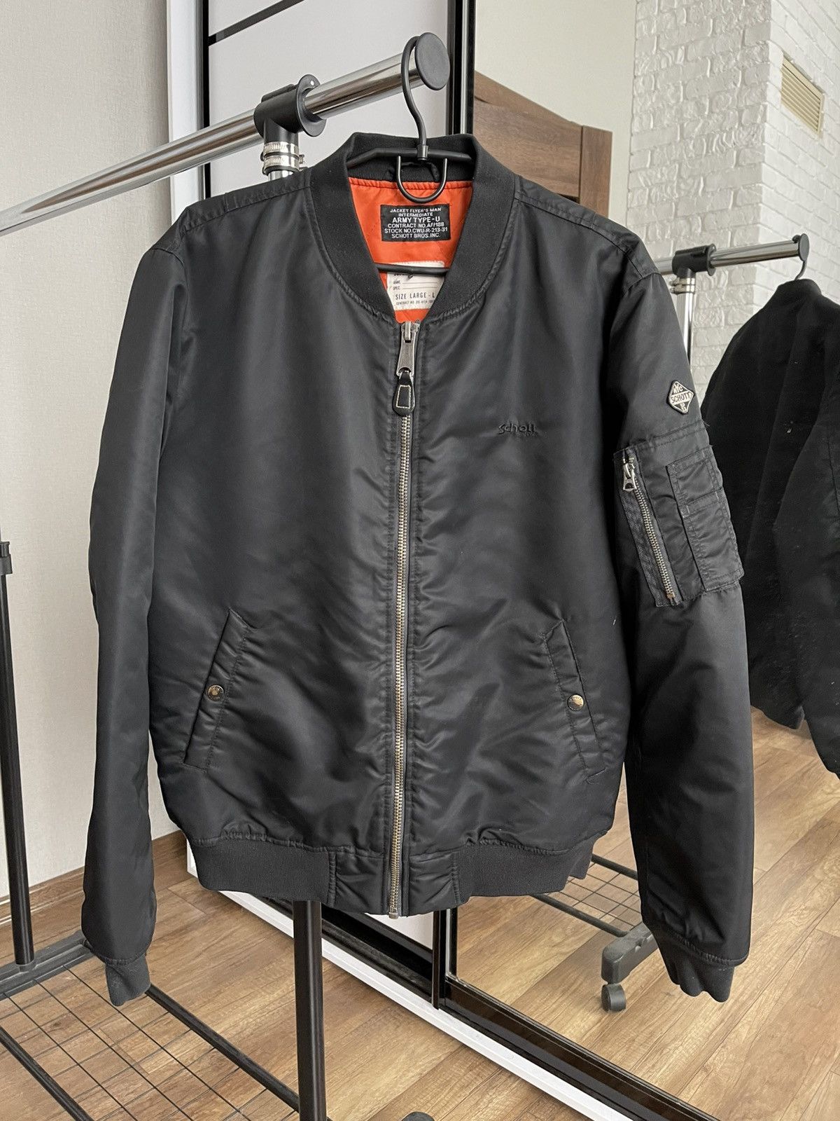Schott Schott Bros NYC Type U Bomber Zip Jacket Size US L / EU 52-54 / 3 - 1 Thumbnail