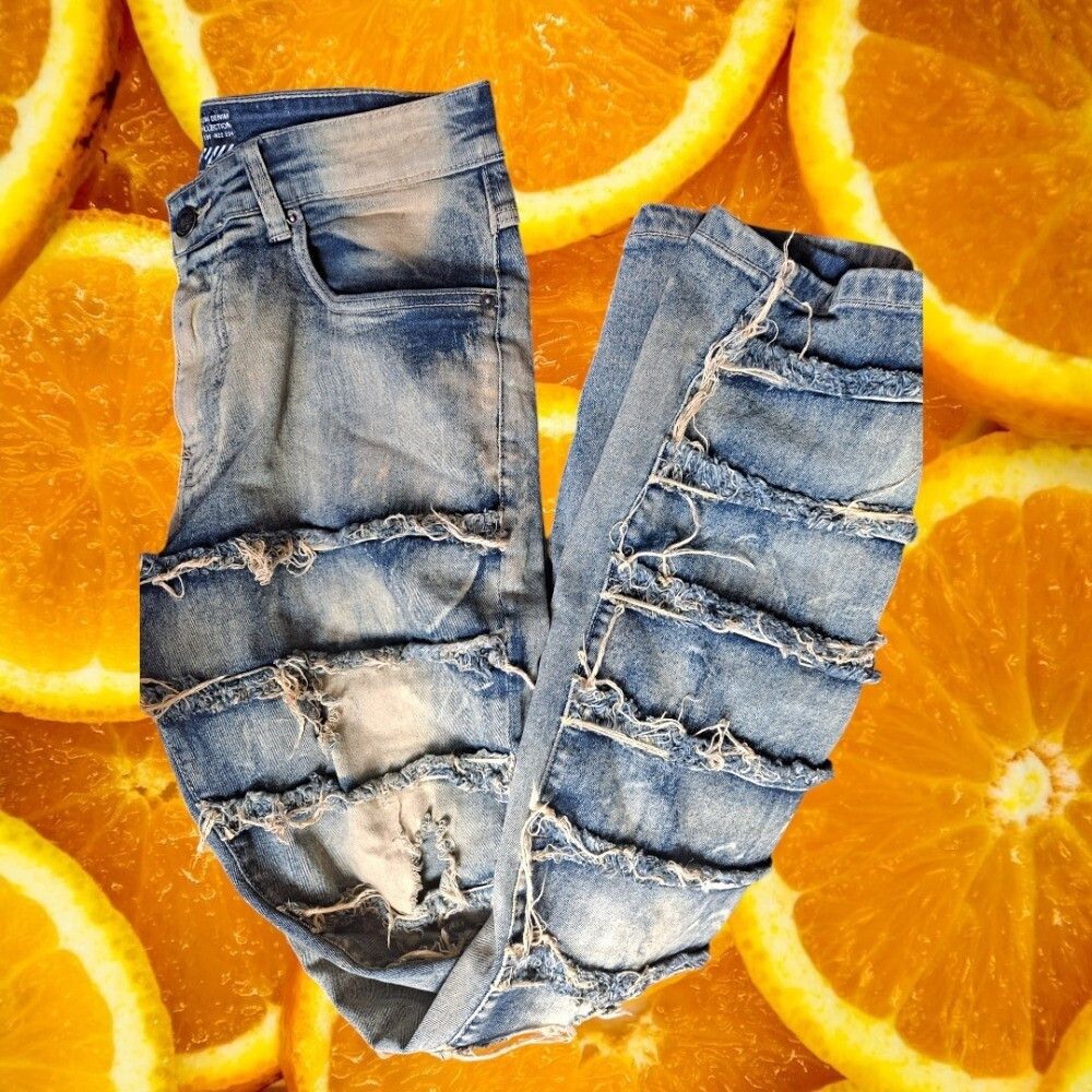 Other SPARK Distressed Ripped Jeans Bleach Wash Denim Fashion Pant Size US 32 / EU 48 - 1 Thumbnail