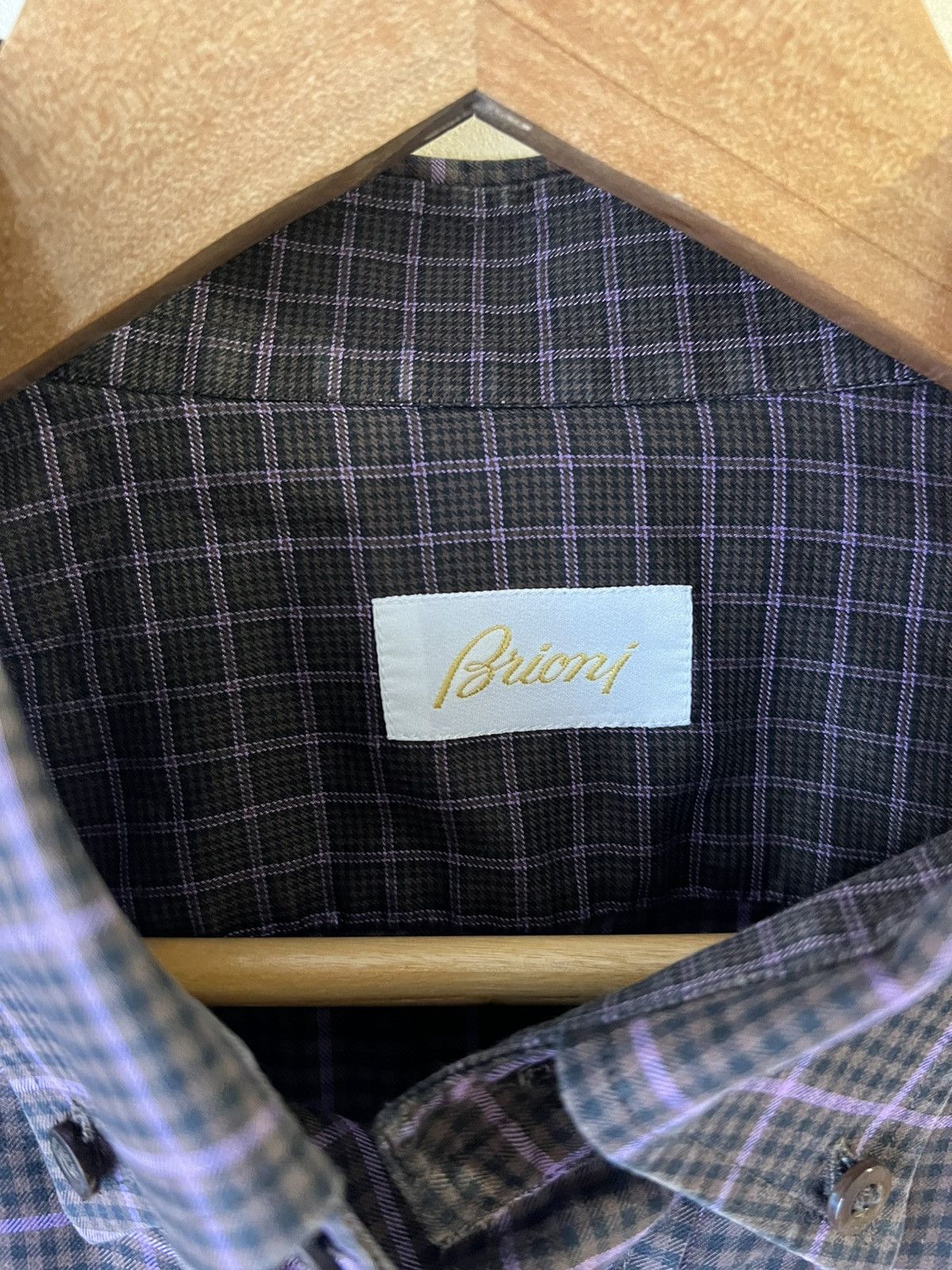 Brioni Brioni Shirt Luxury Size US XL / EU 56 / 4 - 2 Thumbnail