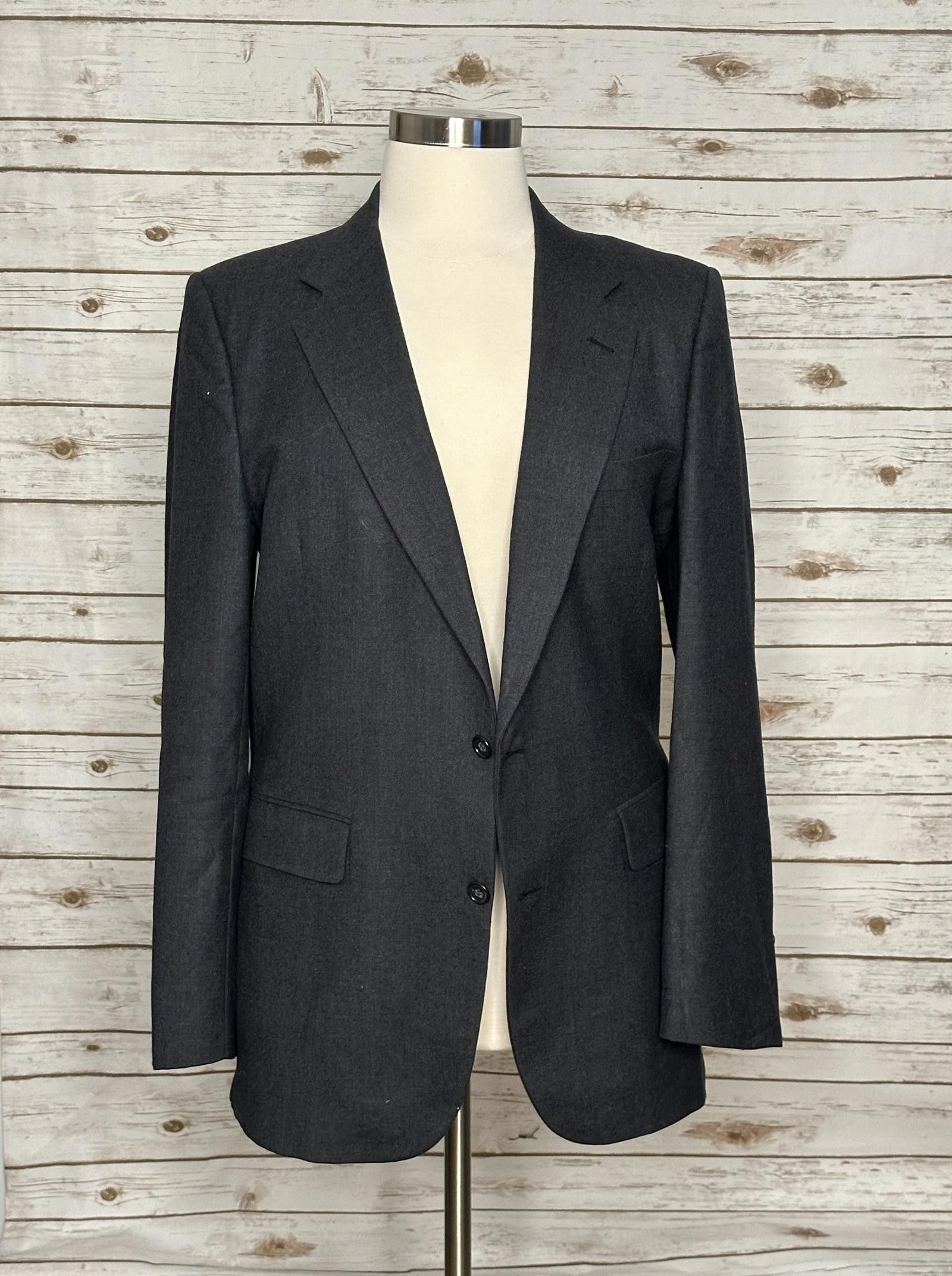 Designer Nino Cerruti grey wool sports coat Size 42R Size 42R - 1 Thumbnail