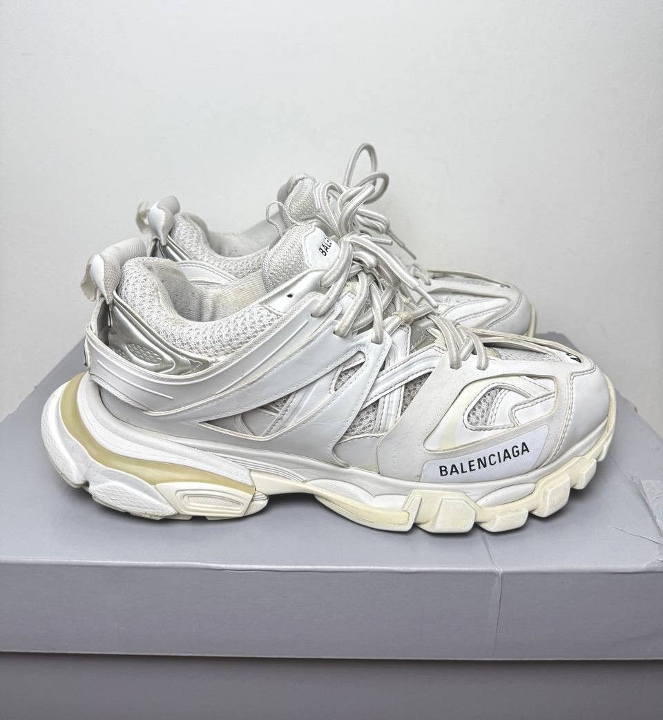 Balenciaga Balenciaga Track Sneakers White/White 42-43 Size US 9 / EU 42 - 1 Thumbnail