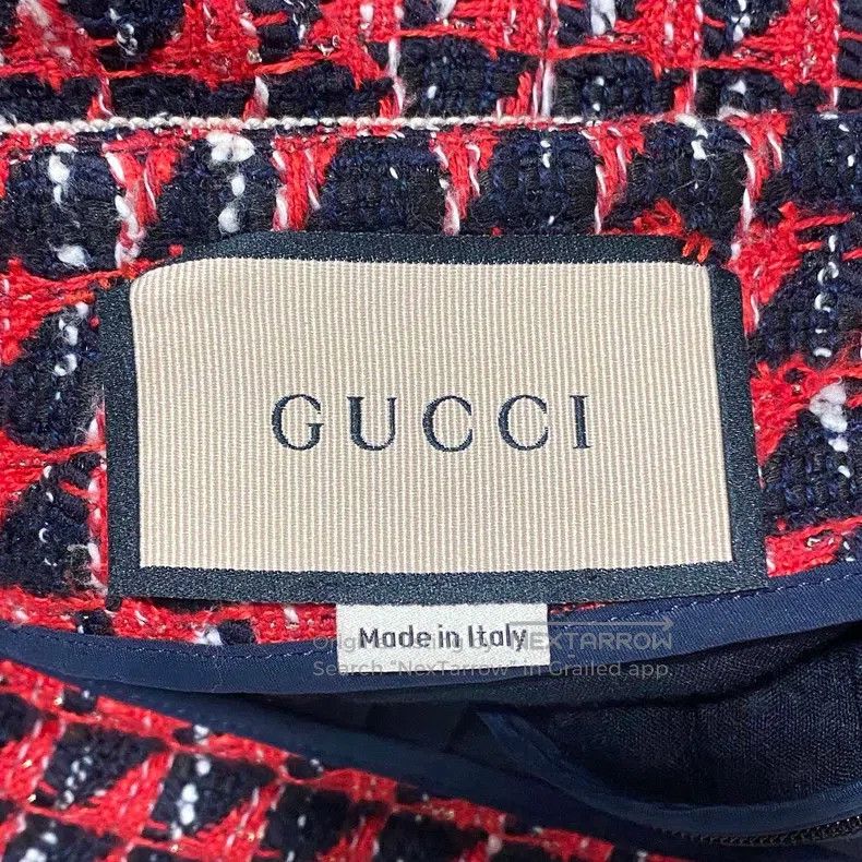 Gucci Gucci Thousand-bird check tweed skirt Size 25" / US 0 / IT 36 - 4 Thumbnail