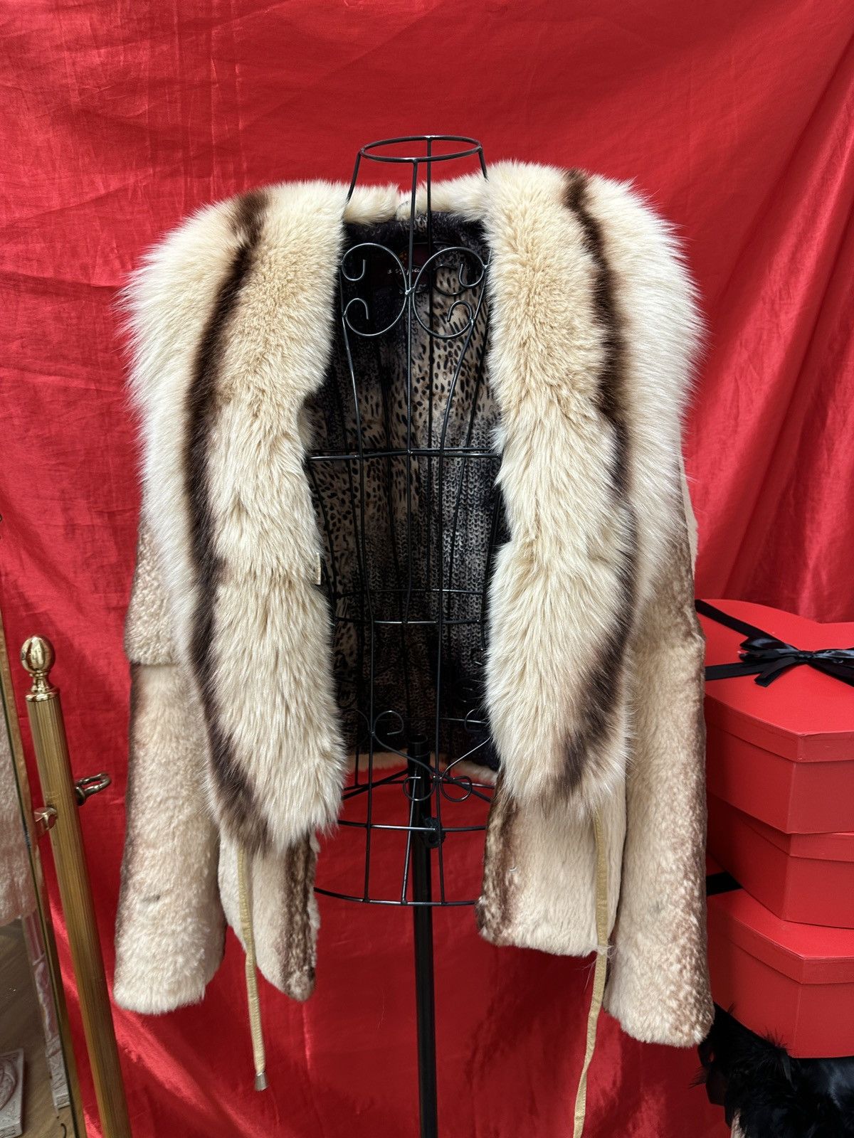 Vintage Vintage fox fur beige coat Size S / US 4 / IT 40 - 5 Thumbnail