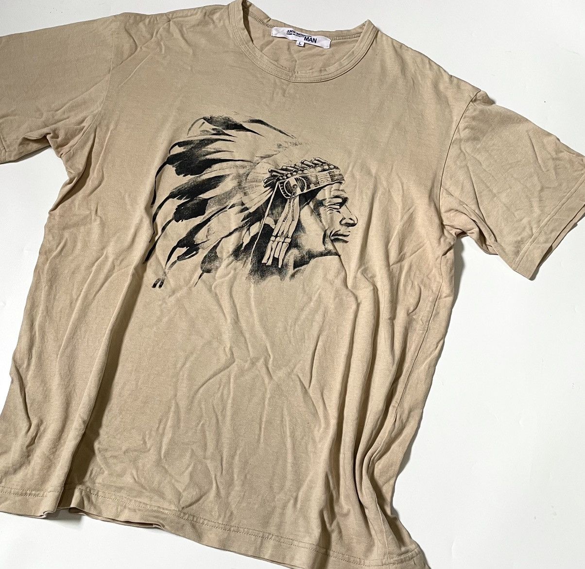 Junya Watanabe Junya watanabe cdg man Native American tee Size US L / EU 52-54 / 3 - 5 Thumbnail