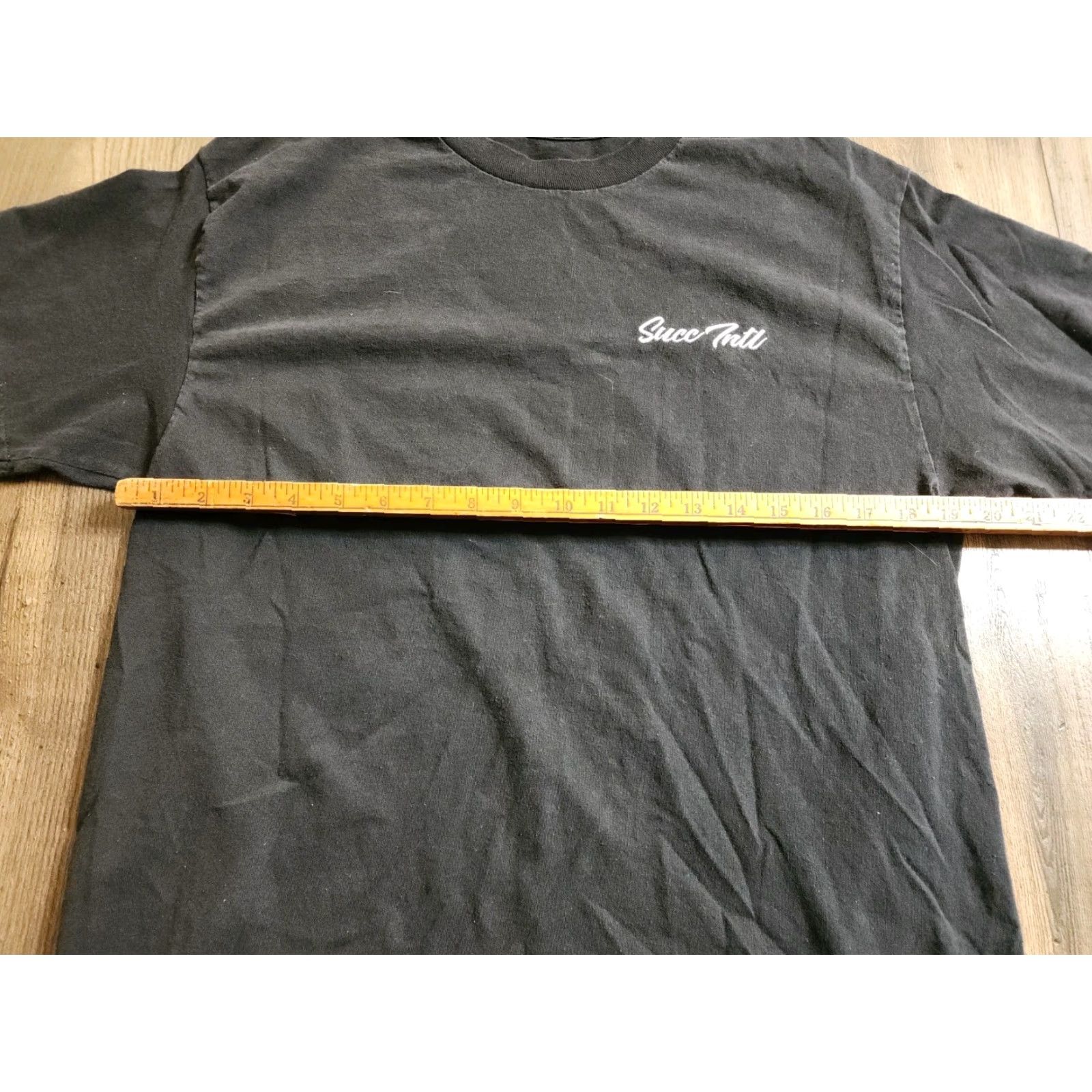 Doublet Mens L How To Acquire Clout Funny Hip Hop Rap T Shirt Double Sided Crew Neck Short Sleeve Black Cotton SUCC Graphic Tee Size US L / EU 52-54 / 3 - 3 Thumbnail