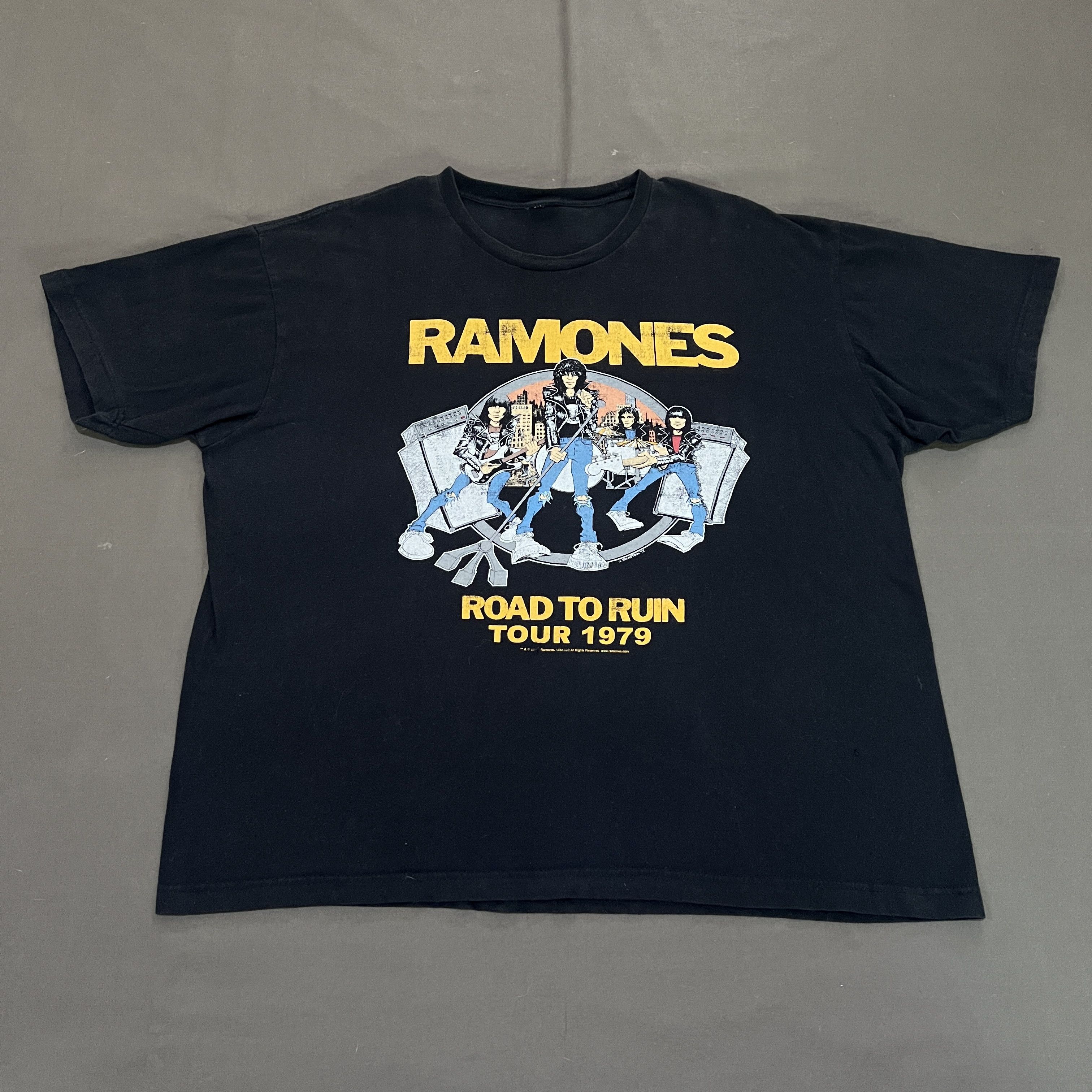 Band Tees × Vintage Vintage Y2K Ramones Road to Ruin Promo