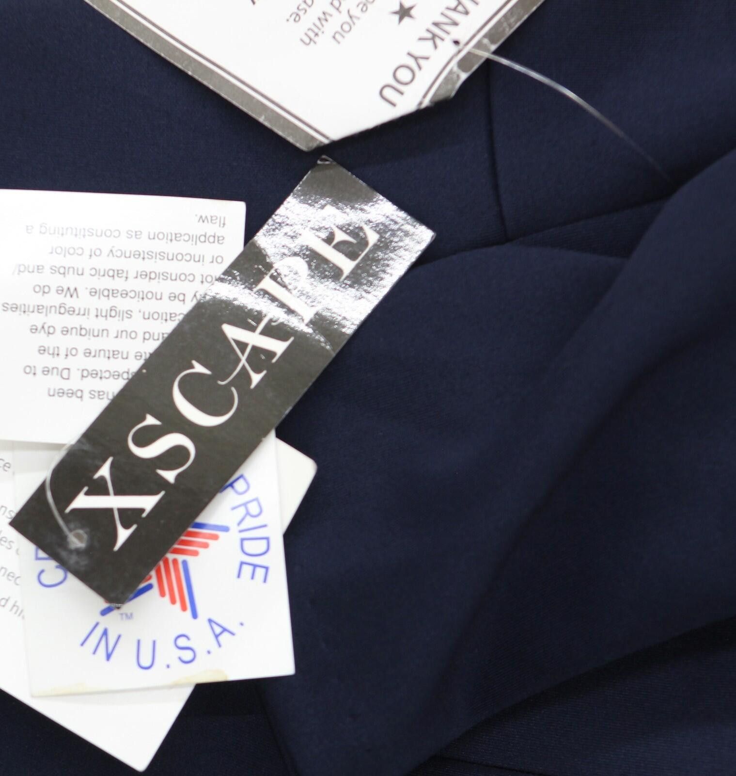 Other Nwt Xscape Side Pleated Ruffled Gown Dress Midnight Blue 8 Size M / US 6-8 / IT 42-44 - 4 Thumbnail