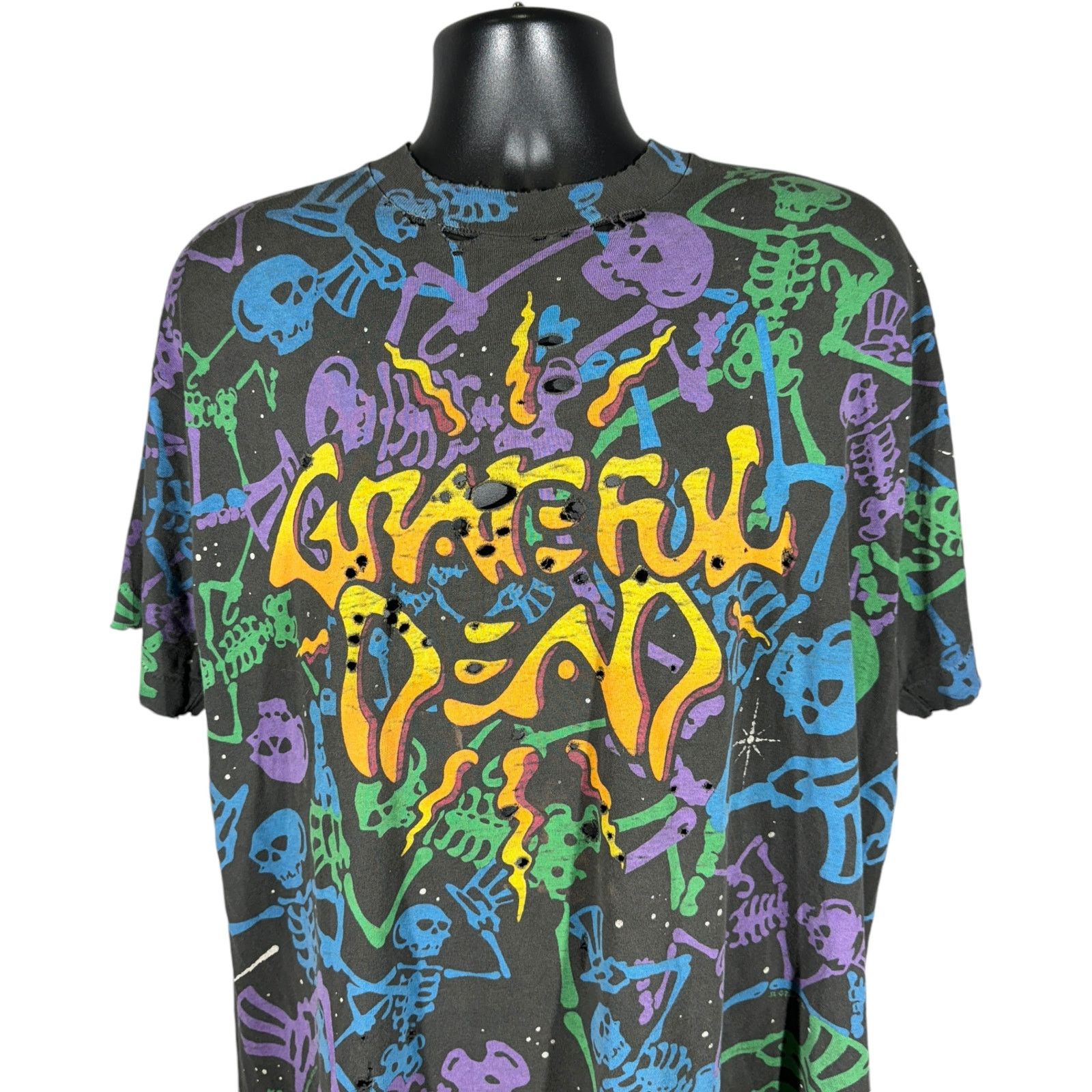 Vintage Vintage Grateful Dead AOP Band Tee Size US XL / EU 56 / 4 - 2 Thumbnail