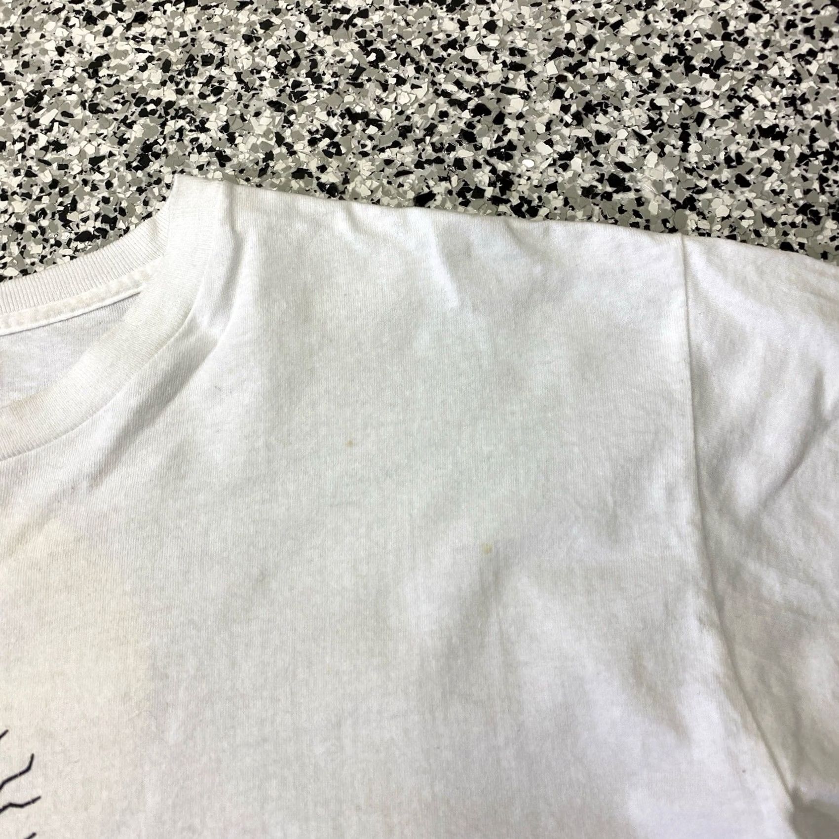 Vintage VINTAGE Single Stitch T Shirt XL White Graphic Tee Smiley Face "Chicks Dig Me!" Mens Size US XL / EU 56 / 4 - 4 Thumbnail
