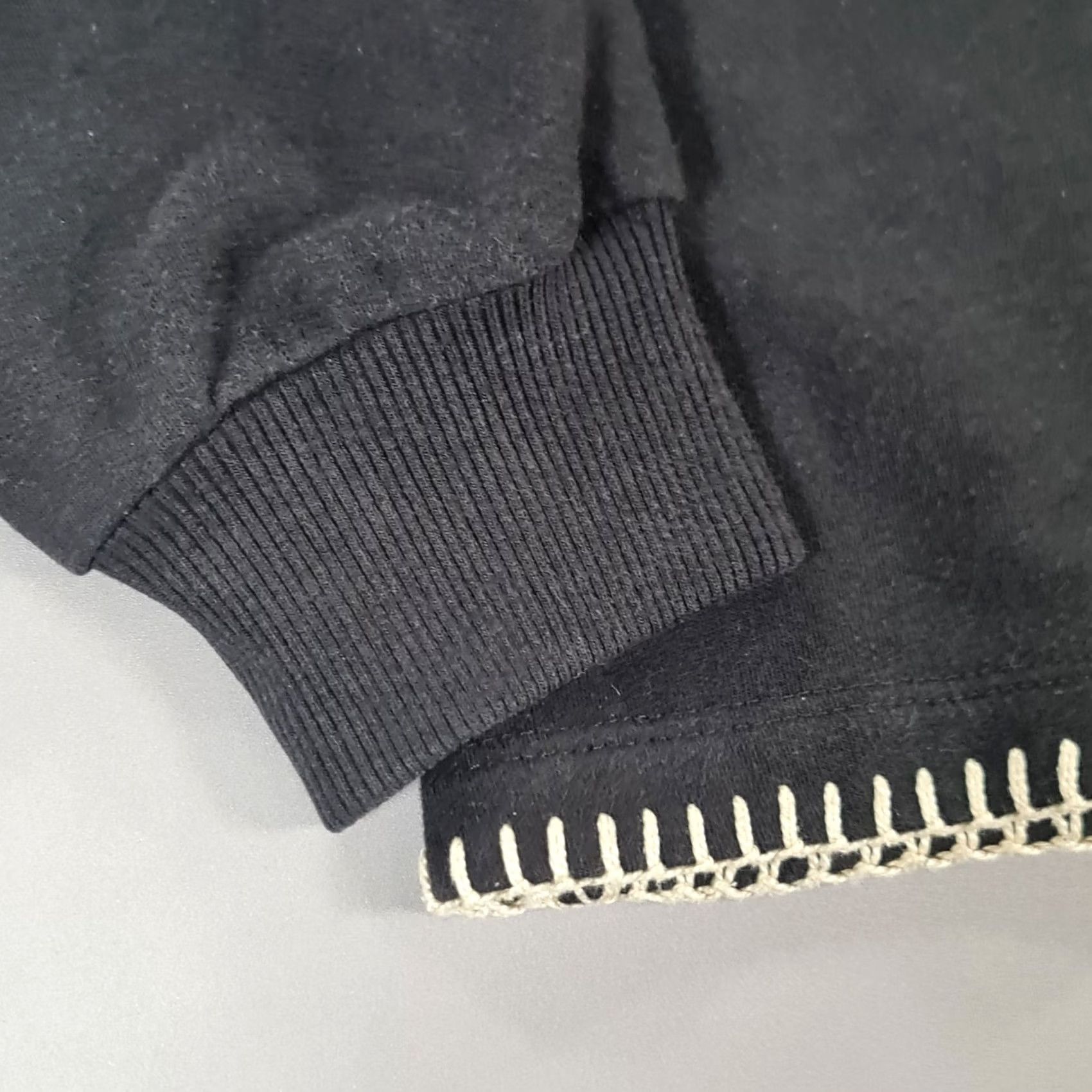 L'AGENCE L'AGENCE Jumper Womens Pullover V-Neck Black M Cotton Blend Knit Long Sleeve Made In USA Size M / US 6-8 / IT 42-44 - 4 Thumbnail