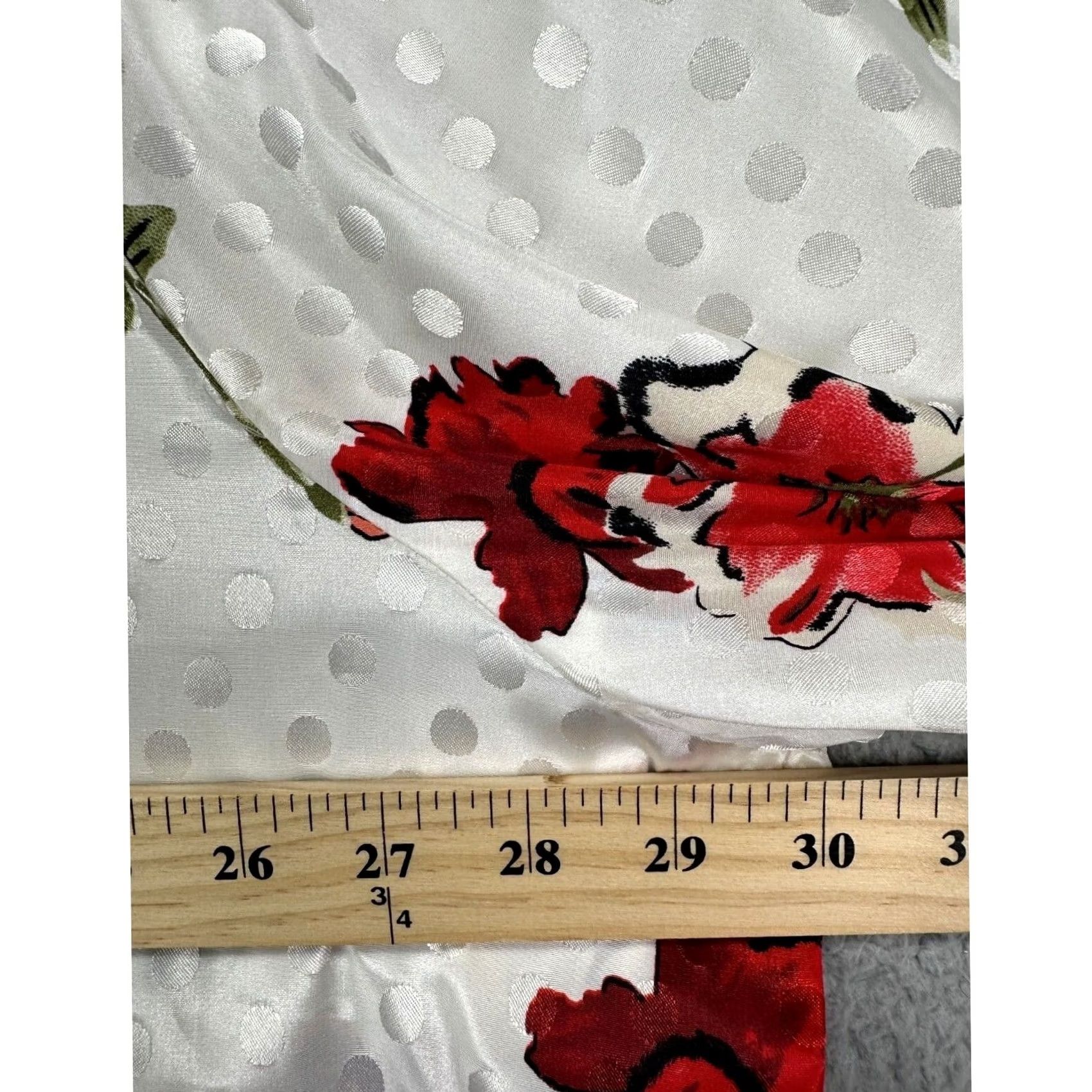 Vintage Maggie Barnes Shirt Womens 32W Plus Ivory Floral Button Up Blouse Top Ladies NEW Size XXS / US 00 / IT 34 - 6 Thumbnail