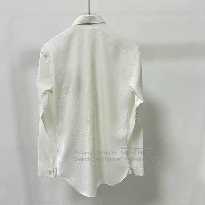 Dior Dior Size 37 Camellia embroidered logo shirt Size US XXS / EU 40 - 4 Thumbnail