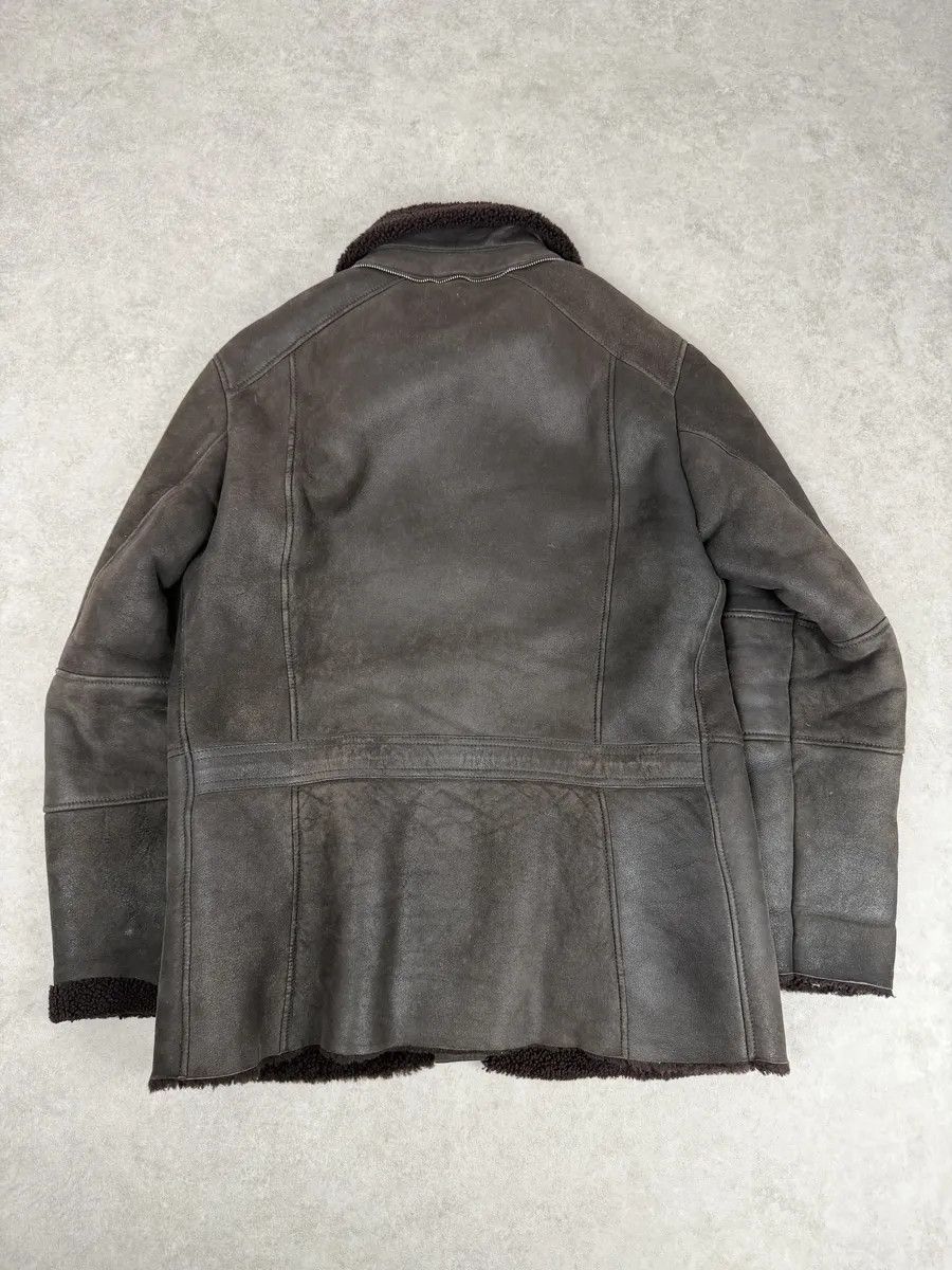 Gucci FW2002 Gucci Shearling Lamb Fur Brown Premium Leather Jacket Size US L / EU 52-54 / 3 - 3 Thumbnail
