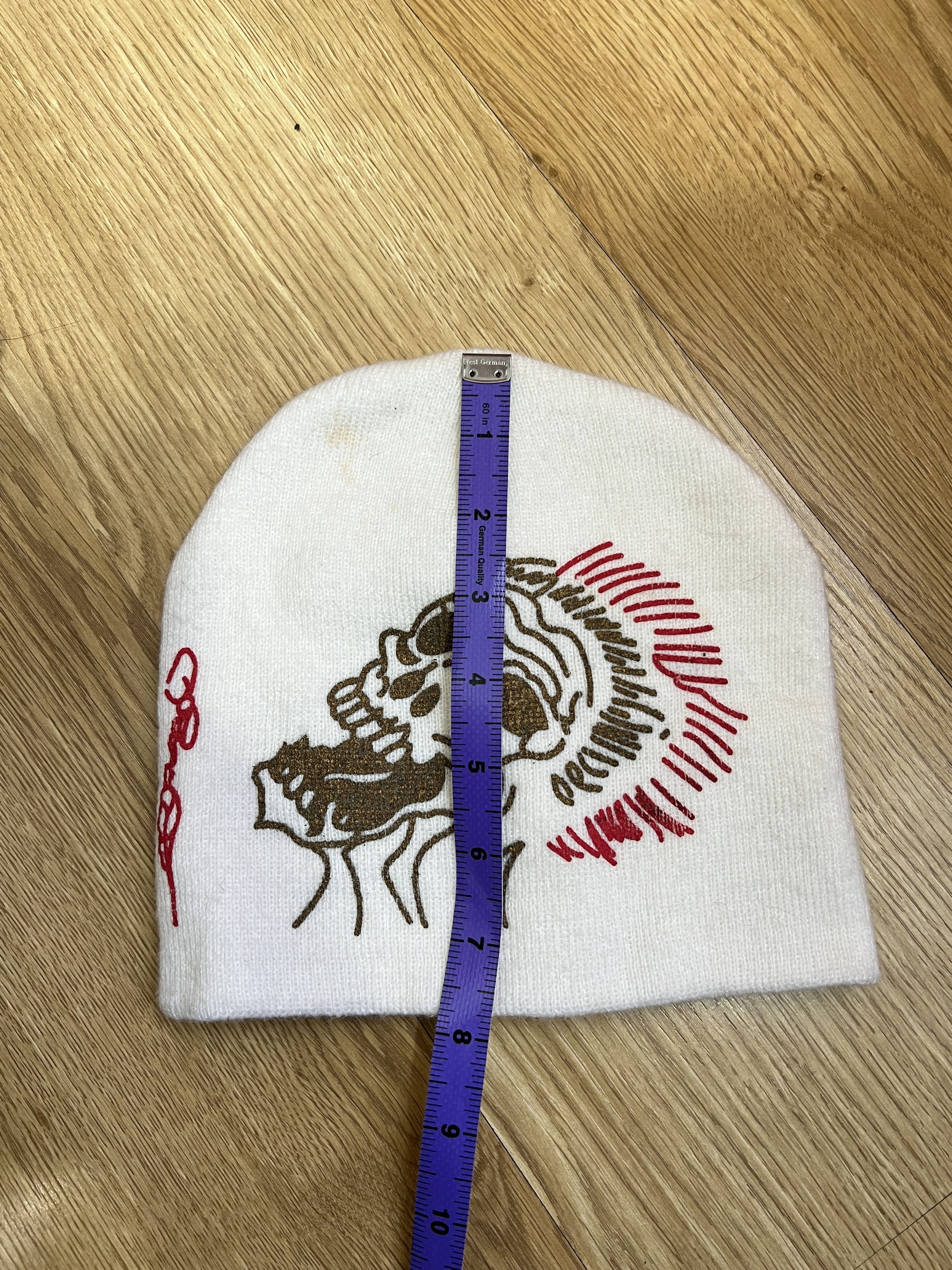 Vintage VINTAGE BEANIE SKULL LOGO STYLE ED HARDY Size ONE SIZE - 7 Thumbnail