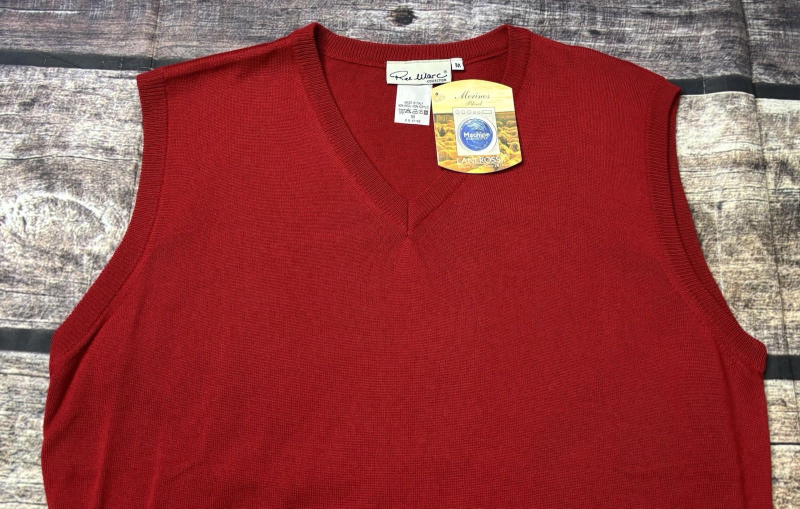 Other Rel Warc Sweater Vest Men's M Merino Wool Blend Italy Size US M / EU 48-50 / 2 - 4 Thumbnail