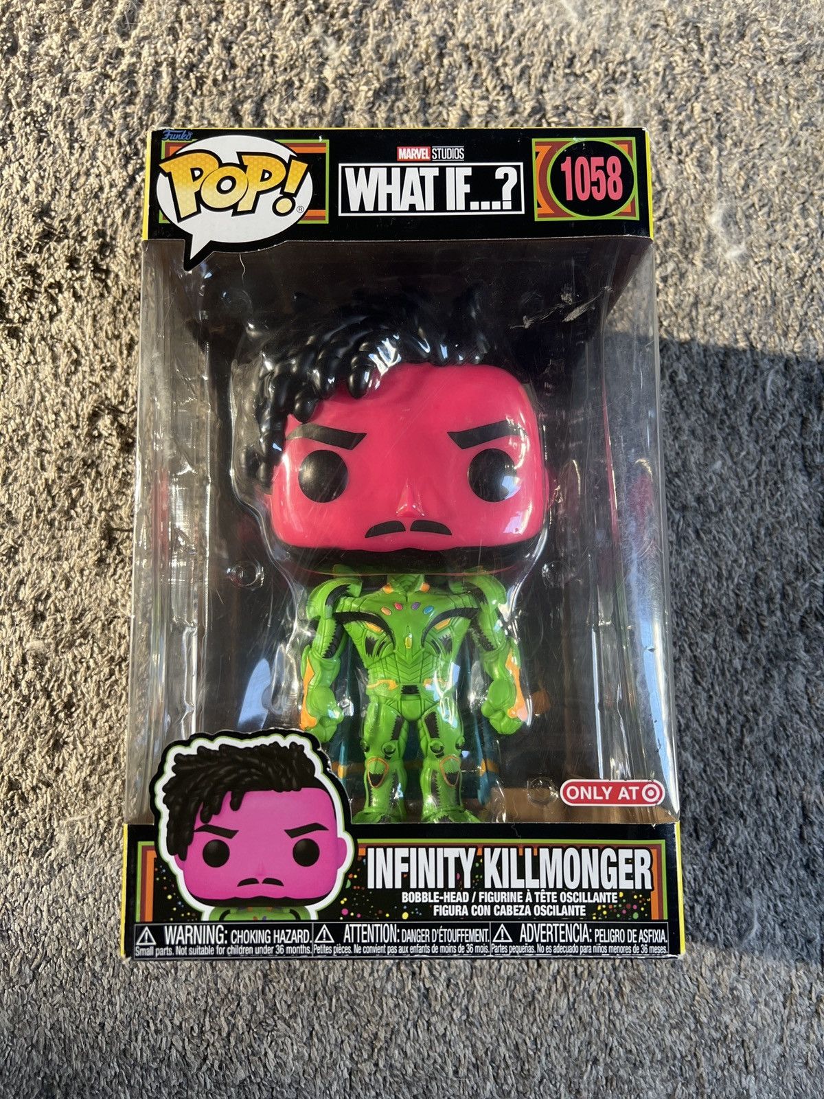 Marvel Comics Funko Pop! Infinity Killmonger Bobble-Head Size ONE SIZE - 1 Thumbnail