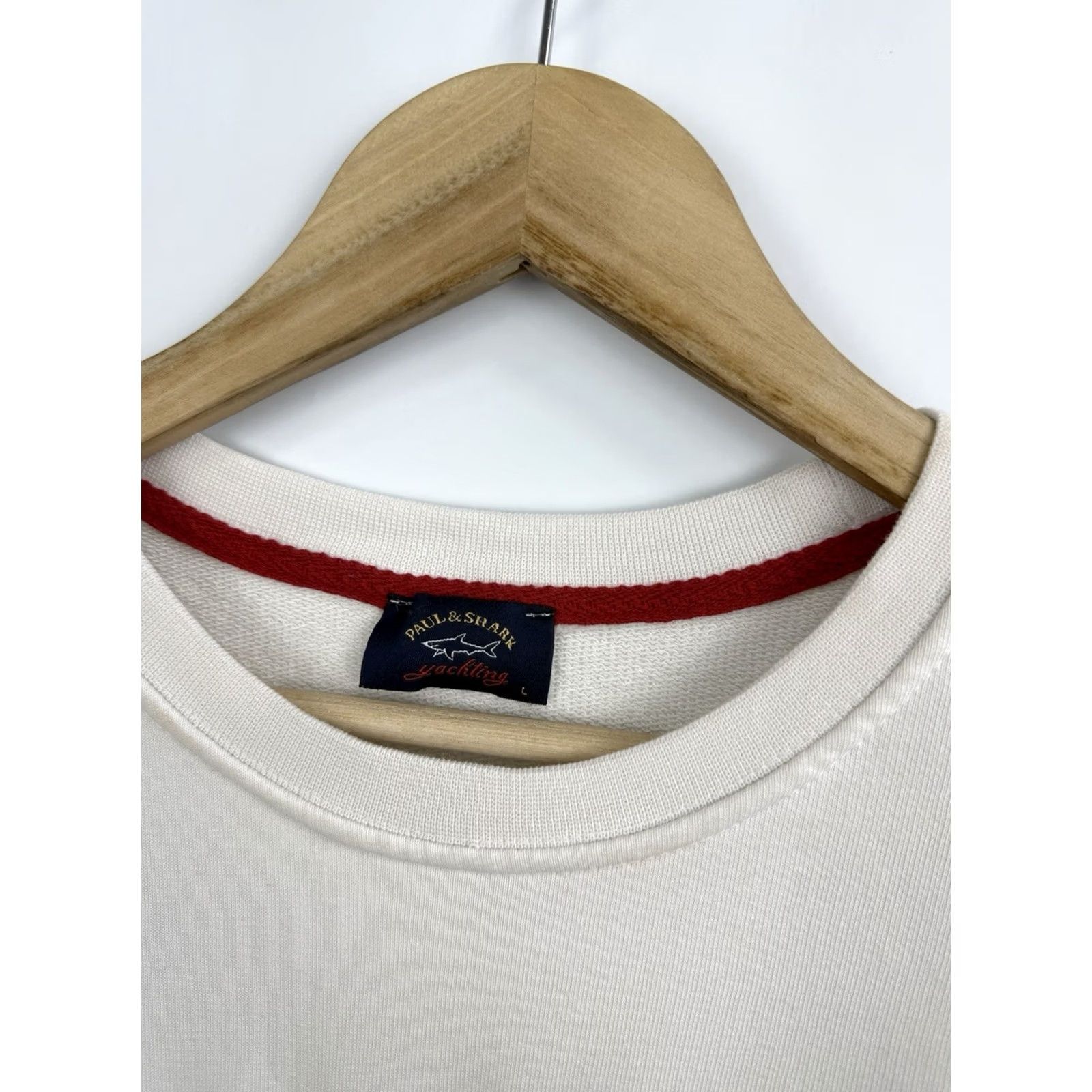 Paul & Shark Paul & Shark Yachting Sweatshirt Mens Regular L White Retro Y2K Rare Hype Size US L / EU 52-54 / 3 - 4 Thumbnail