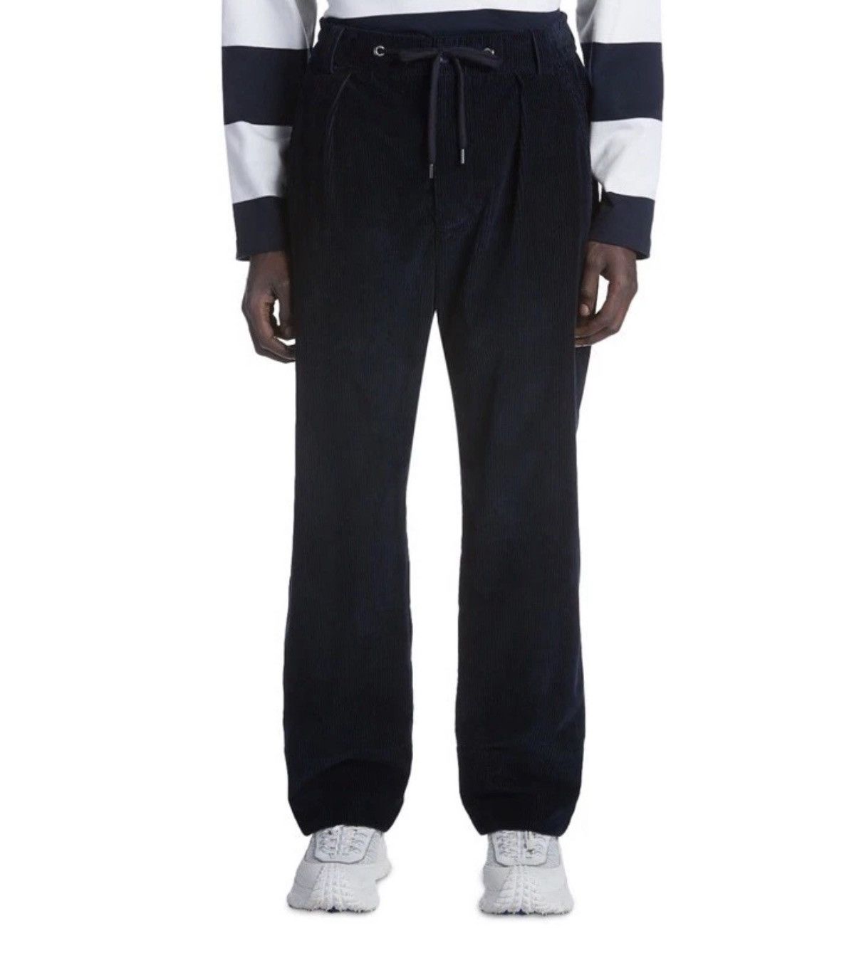 Moncler Moncler Drawstring Stretch Trousers Men’sDark Blue48 IT US M Size US 32 / EU 48 - 1 Thumbnail