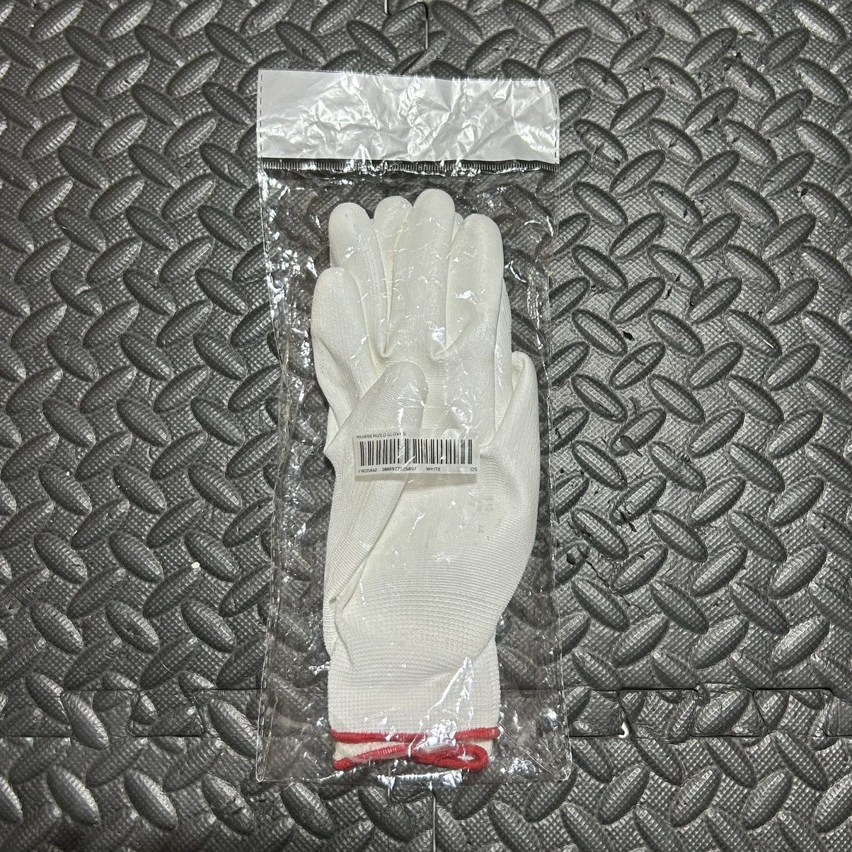 Designer × Supreme Supreme Rubberized Work Gloves Box Logo White FW20 NEW Size ONE SIZE - 2 Thumbnail