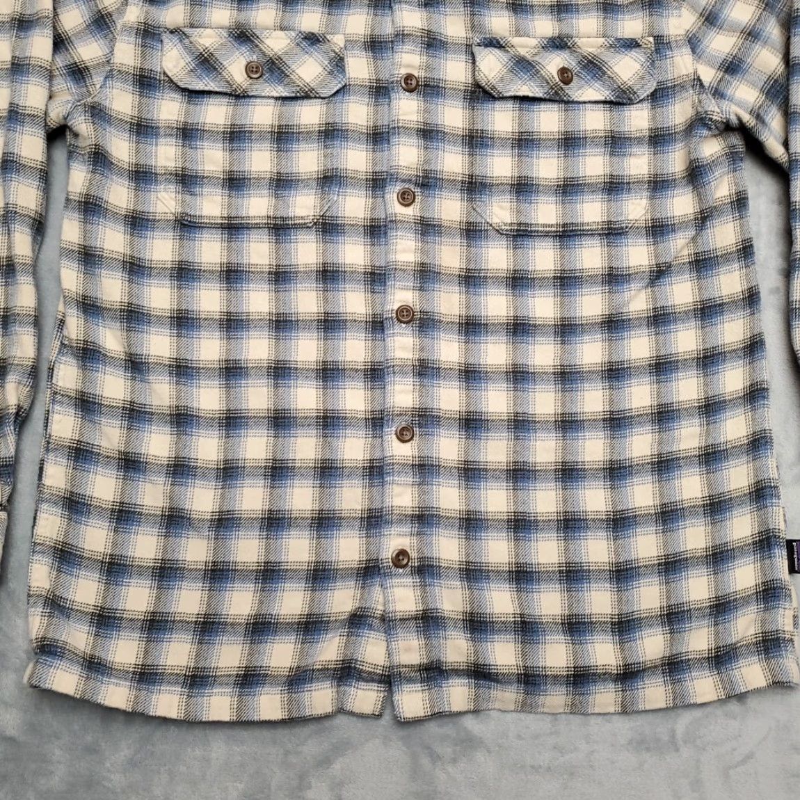 Patagonia Patagonia Shirt Mens M Green Plaid Twill Flannel Long Sleeve 100% Organic Cotton Casual Heavyweight Pockets Button-Up Collared Mens Size US M / EU 48-50 / 2 - 2 Thumbnail