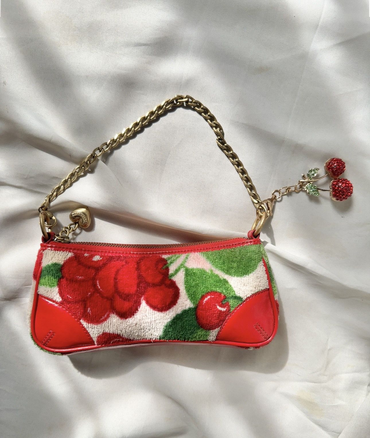 Red/Pink Juicy Couture store Baguette Purse