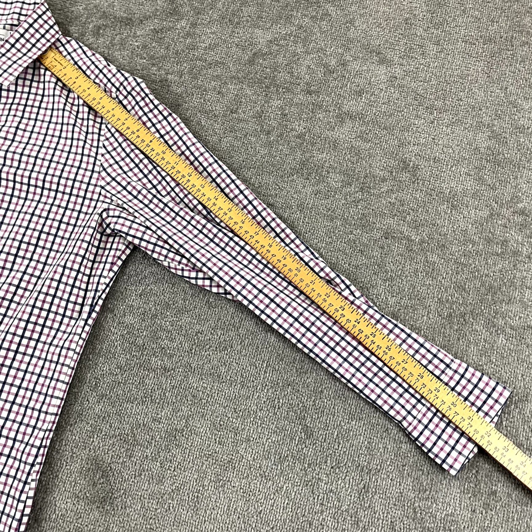 Mizzen+Main MIZZEN+MAIN Shirt Mens XL Leeward Plaid Button Up Dress Shirt - Multicolor, Long Sleeve, Collared, Classic Fit, Breathable, Easy Care, Workwear Size 46R - 6 Thumbnail