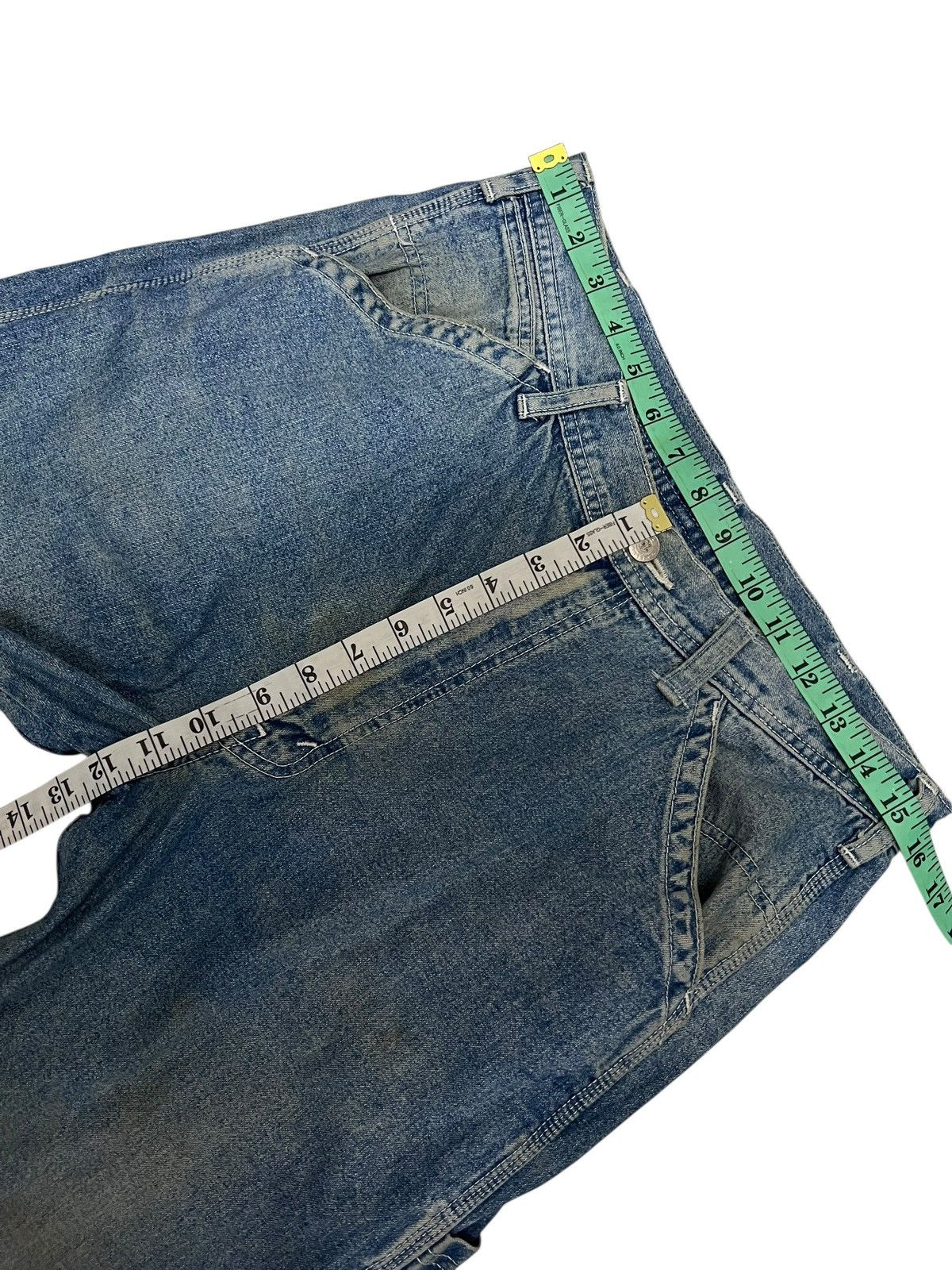 Japanese Brand Vintage Japanese Brand GL Heart Carpentar Mud Wash Jean Size US 31 - 18 Thumbnail