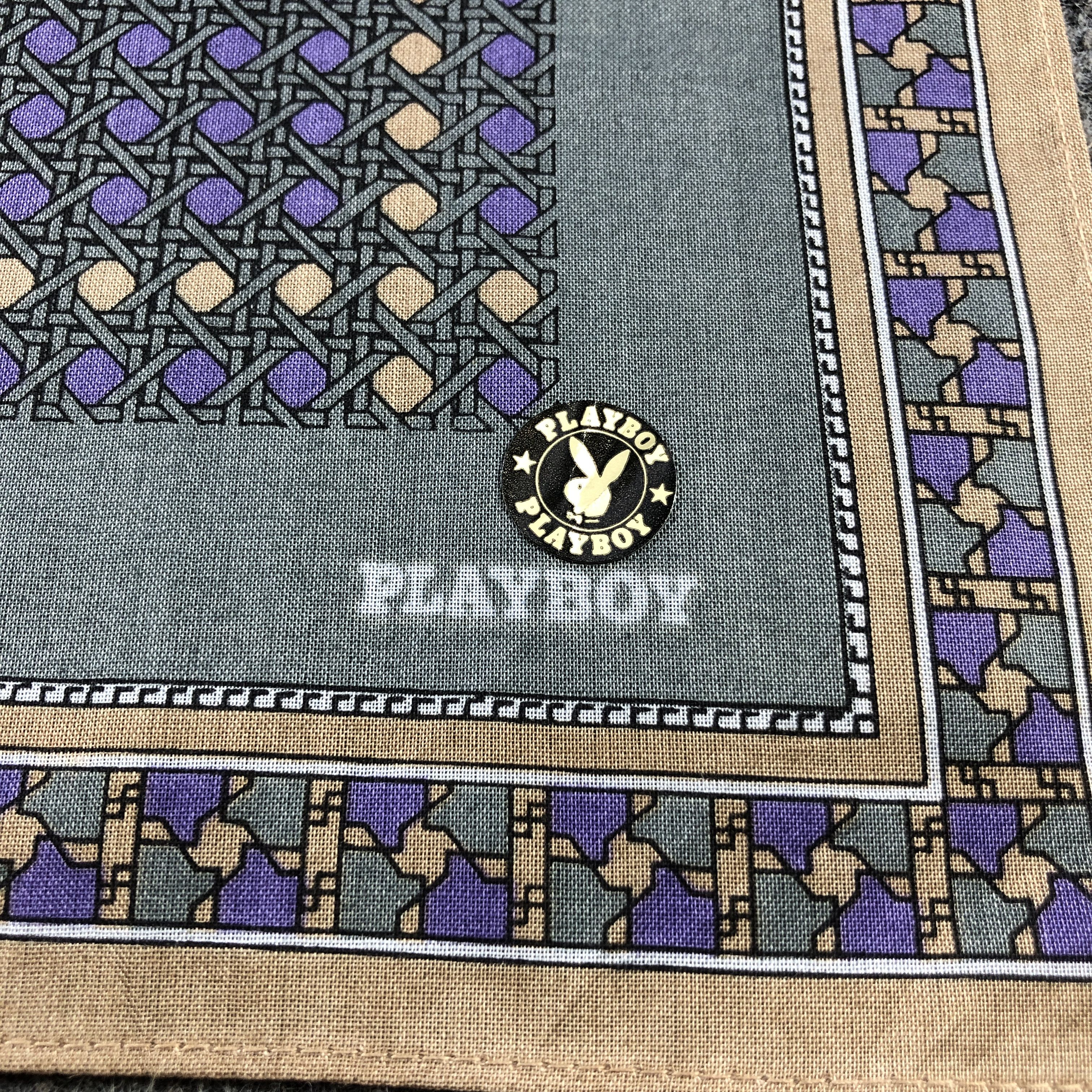 Playboy Playboy Handkerchief Neckerchief Bandana H2387 Size ONE SIZE - 4 Thumbnail
