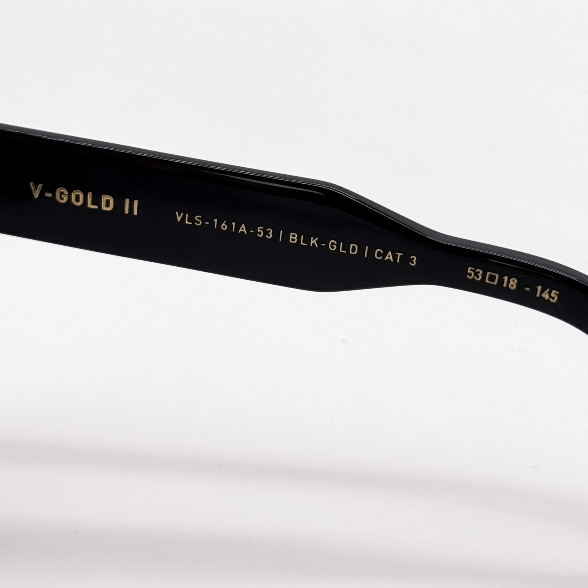 Valentino NEW VALENTINO SUNGLASSES WOMEN BLACK V-GOLD-II VLS-161A Size ONE SIZE - 7 Thumbnail