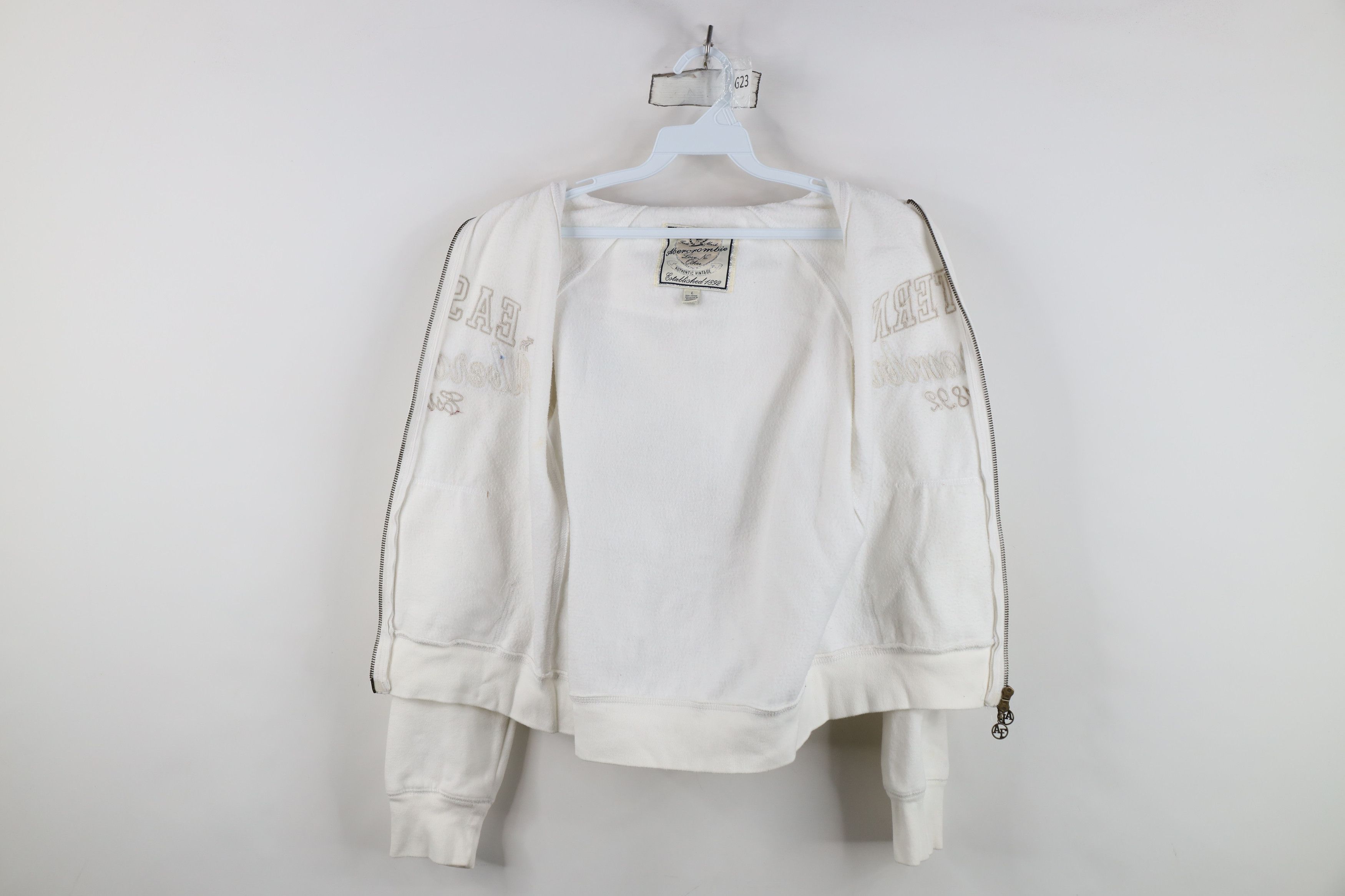 Abercrombie & Fitch Vintage 90s Y2K Abercrombie & Fitch Heavyweight Hoodie Size L / US 10 / IT 46 - 10 Thumbnail
