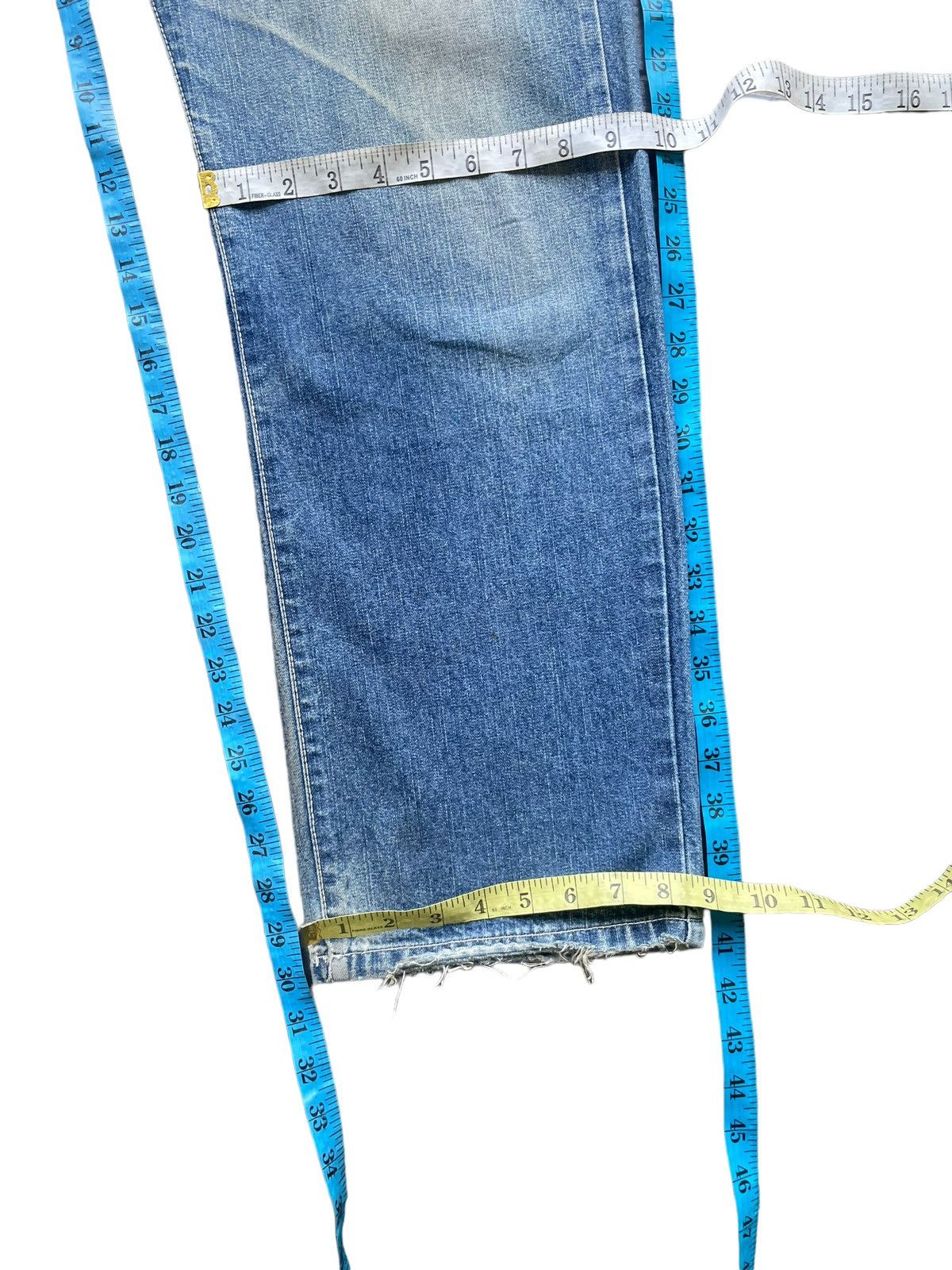 Stussy Vintage Stussy Works Distresed Denim Size US 33 - 16 Thumbnail