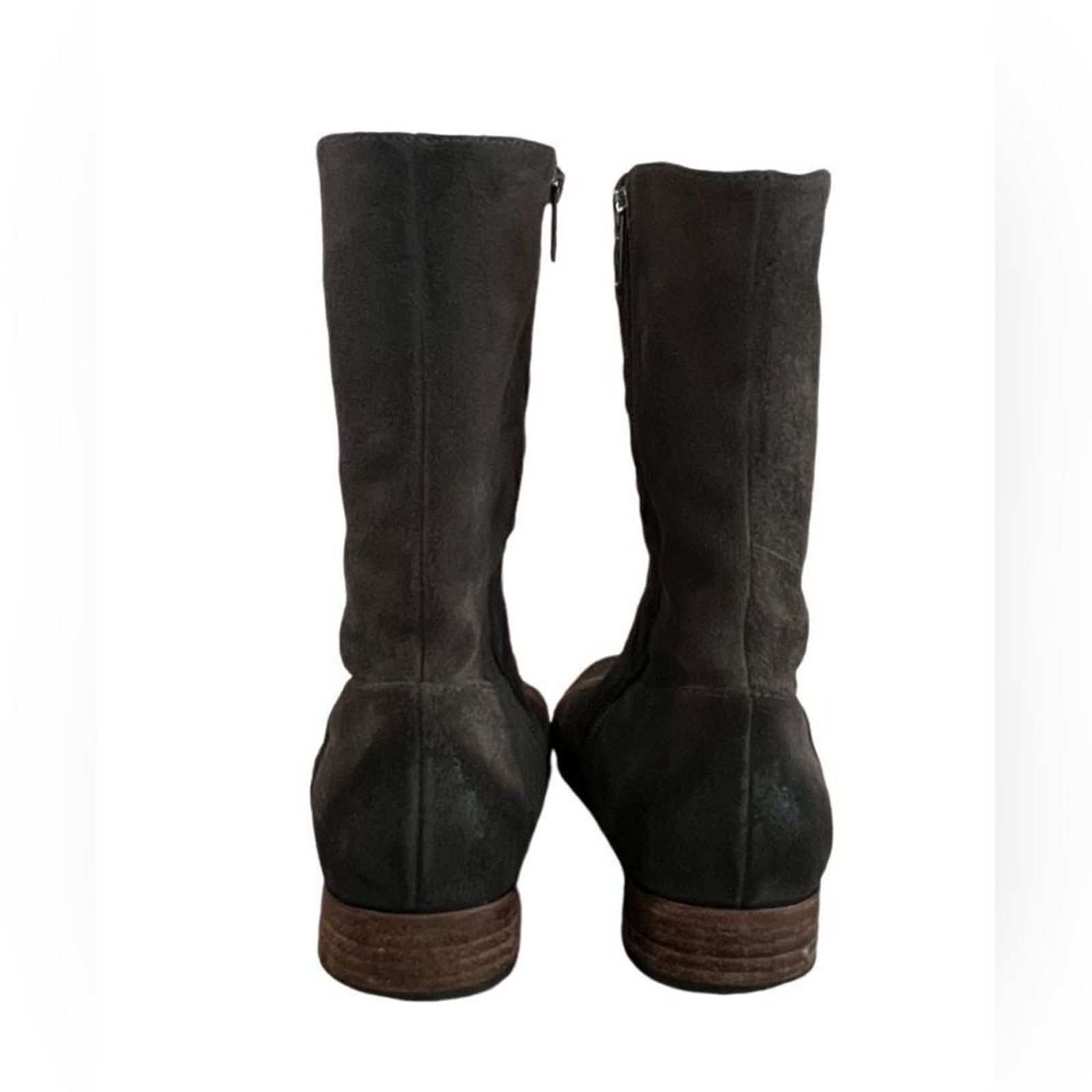 Ugg UGG Australia Western Mid Calf Brown Suede Distressed Boot 9 Size US 9 / IT 39 - 4 Thumbnail