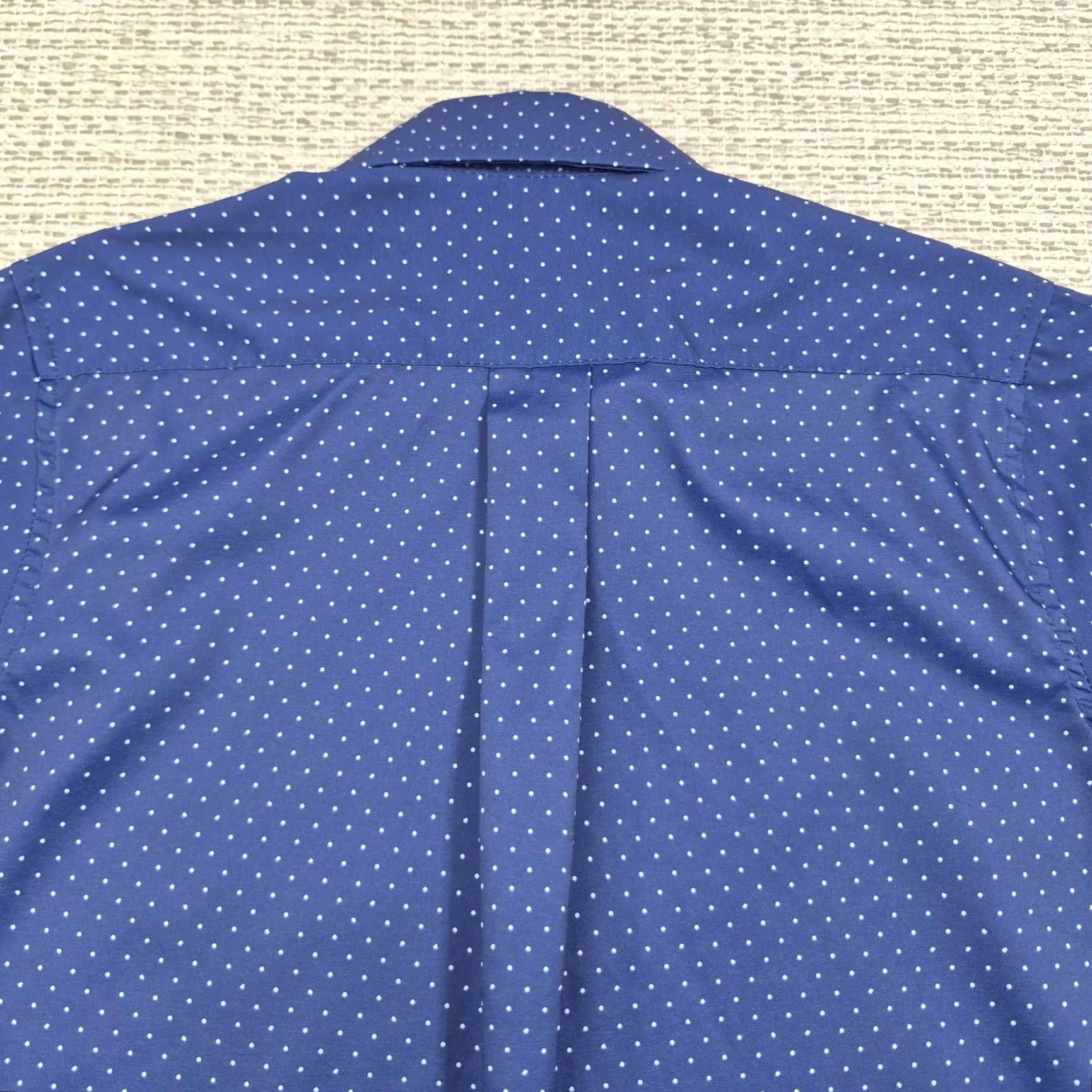 Ralph Lauren Lauren Ralph Lauren Shirt Womens 14 Blue Polka Dot Button Up Stretch Long Sleeve Size XL / US 12-14 / IT 48-50 - 7 Thumbnail