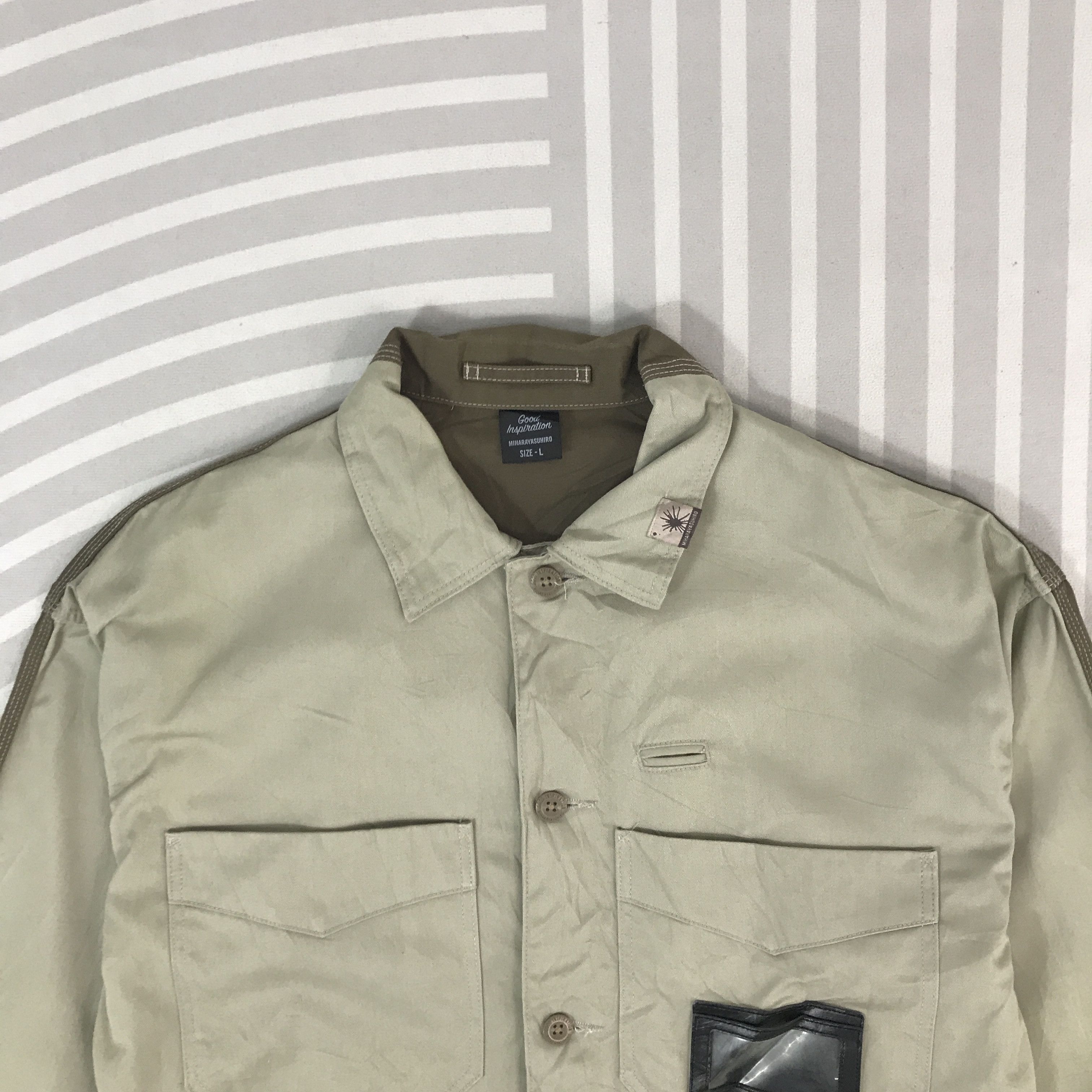 GU × Maison MIHARA YASUHIRO Vintage Mihara yasuhiro workers Button Jacket Size US L / EU 52-54 / 3 - 2 Thumbnail