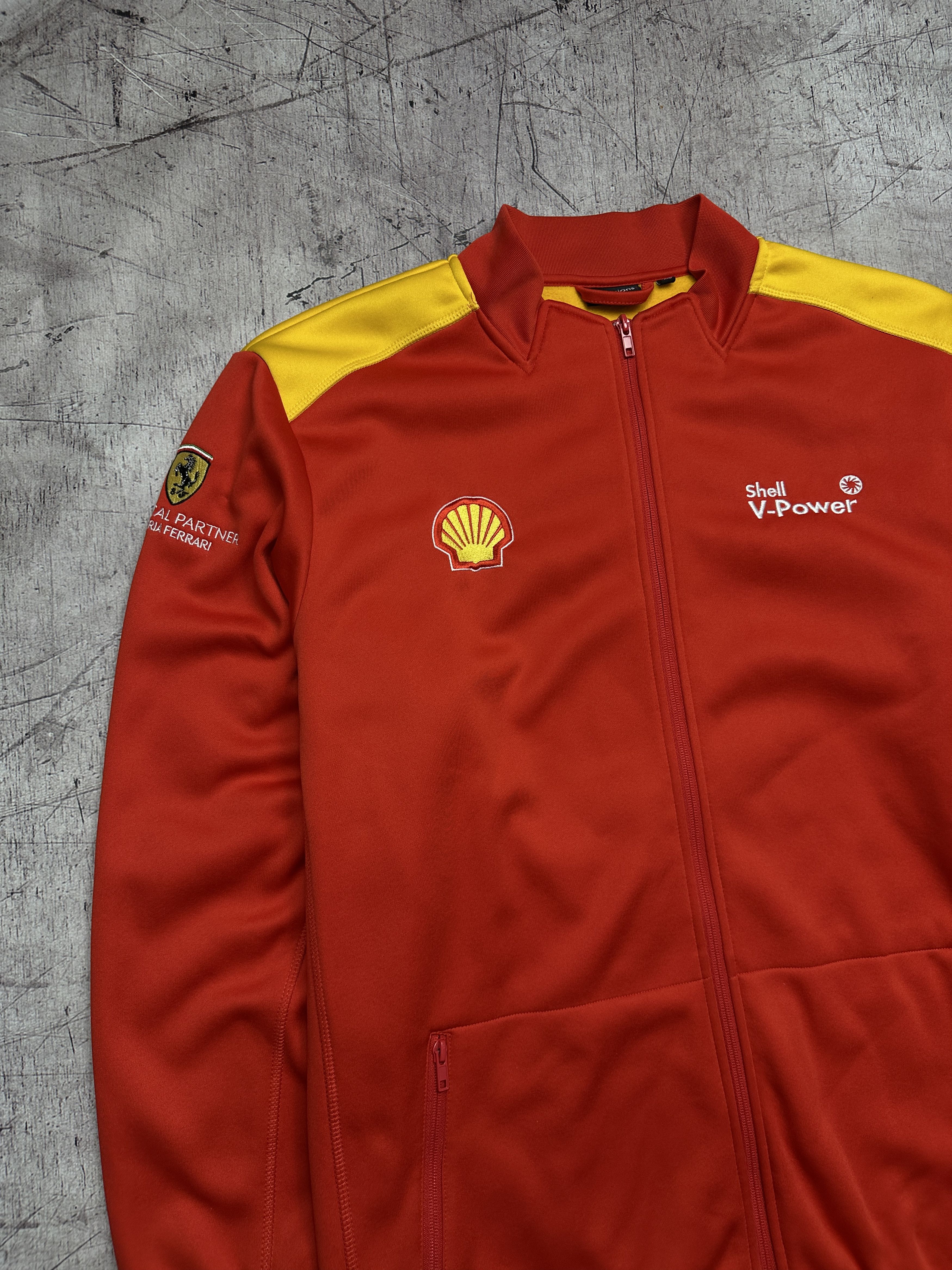 Ferrari Shell Ferrari Team Vintage Mens Track Top Jacket Size US XXL / EU 58 / 5 - 2 Thumbnail