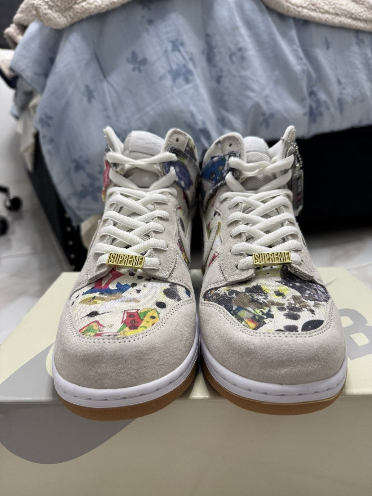 Nike SB Nike SB Dunk High Supreme Rammellzee Sz 12 DS Size US 12 / EU 45 - 4 Thumbnail