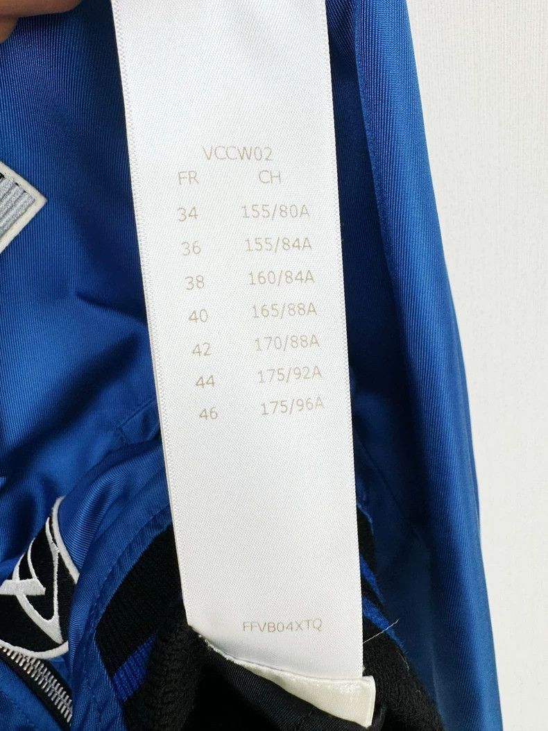 Louis Vuitton Louis Vuitton Blue Bomber Jacket with Embellishments -2505 Size M / US 6-8 / IT 42-44 - 7 Thumbnail