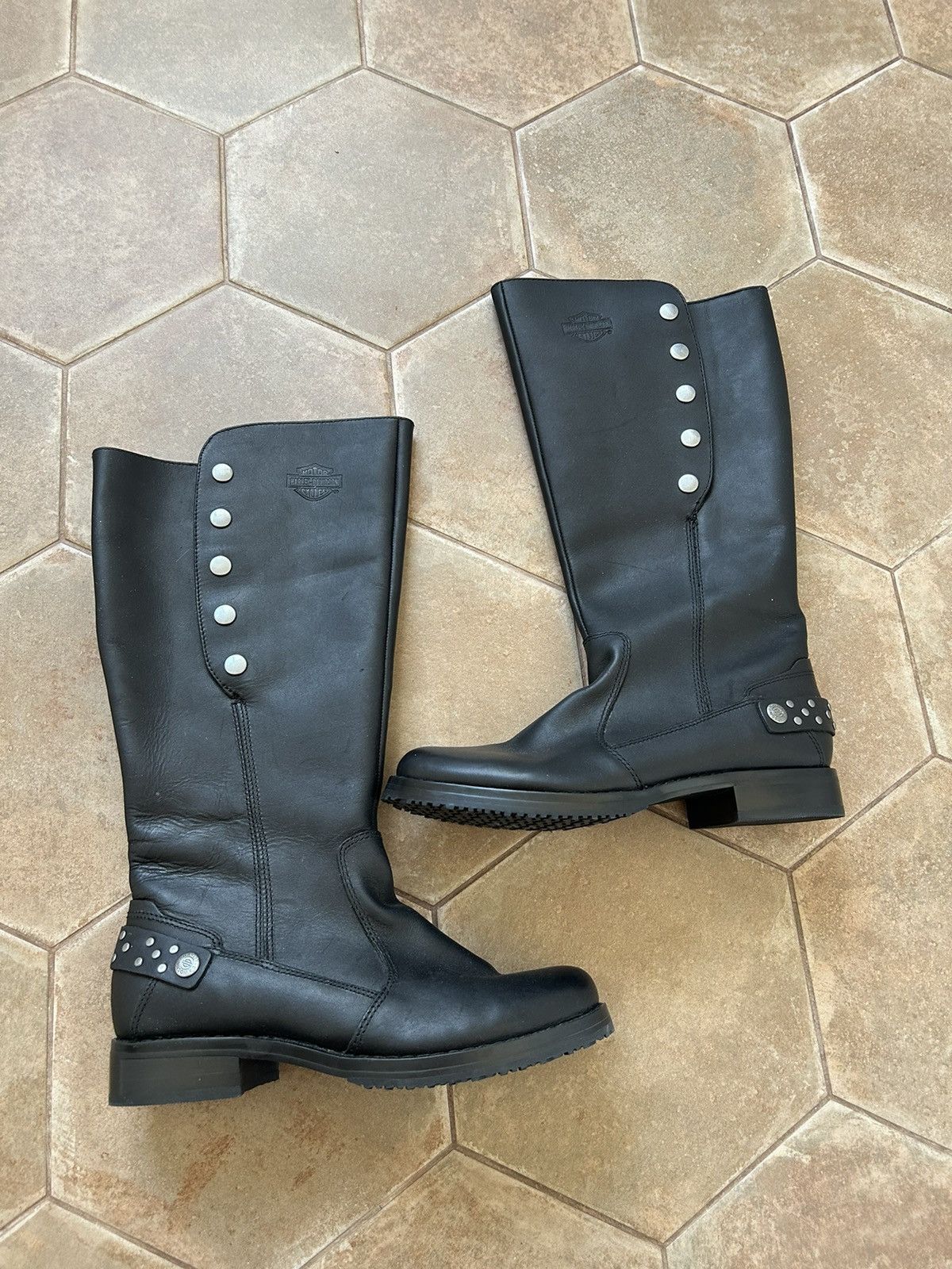 Harley Davidson HARLEY DAVIDSON LEATHER BOOTS Size US 7 / IT 37 - 3 Thumbnail