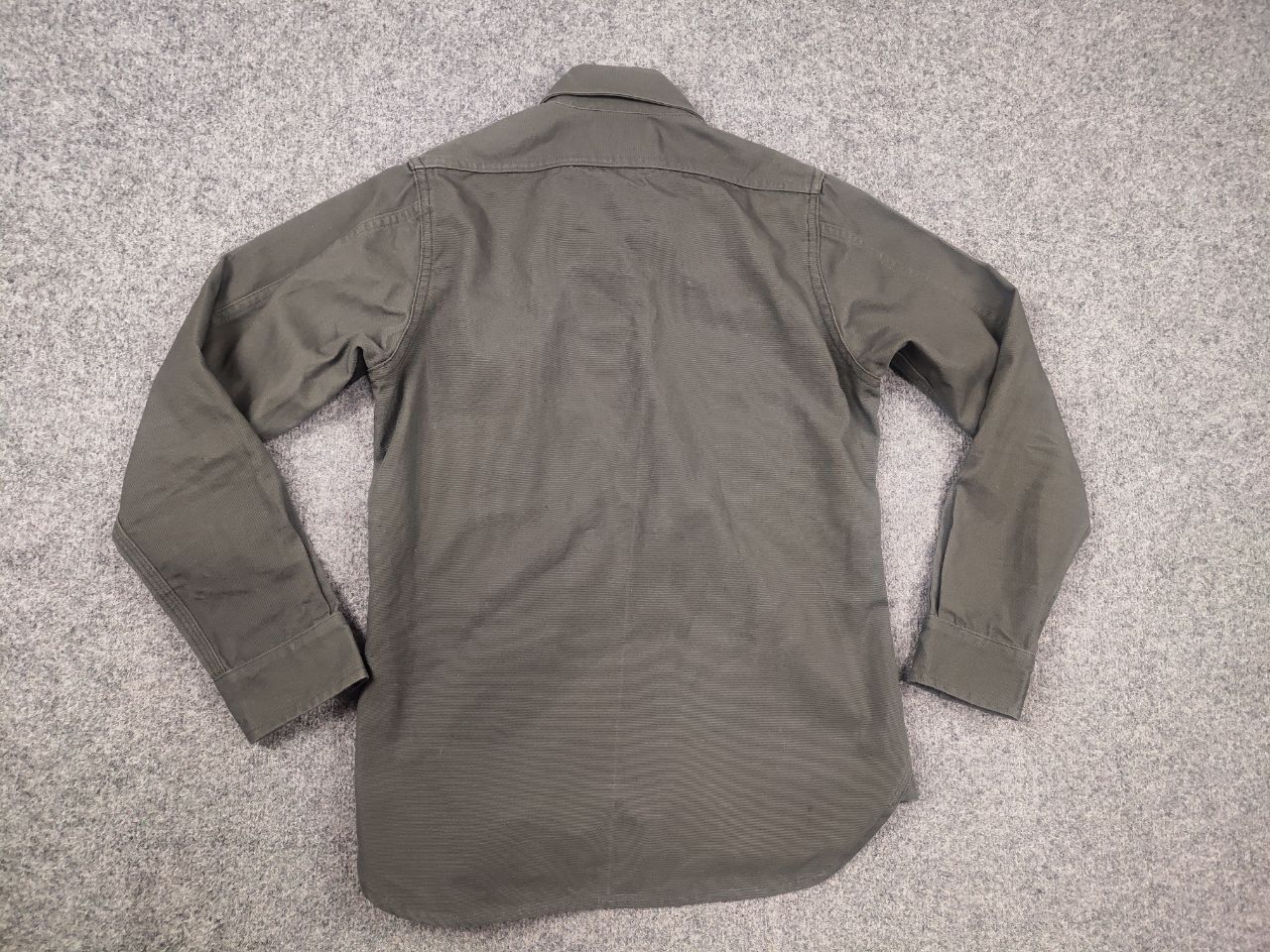 Tellason Vintage Tellason Drab Flap Long Sleeve Button Work Shirt USA Size US S / EU 44-46 / 1 - 9 Thumbnail