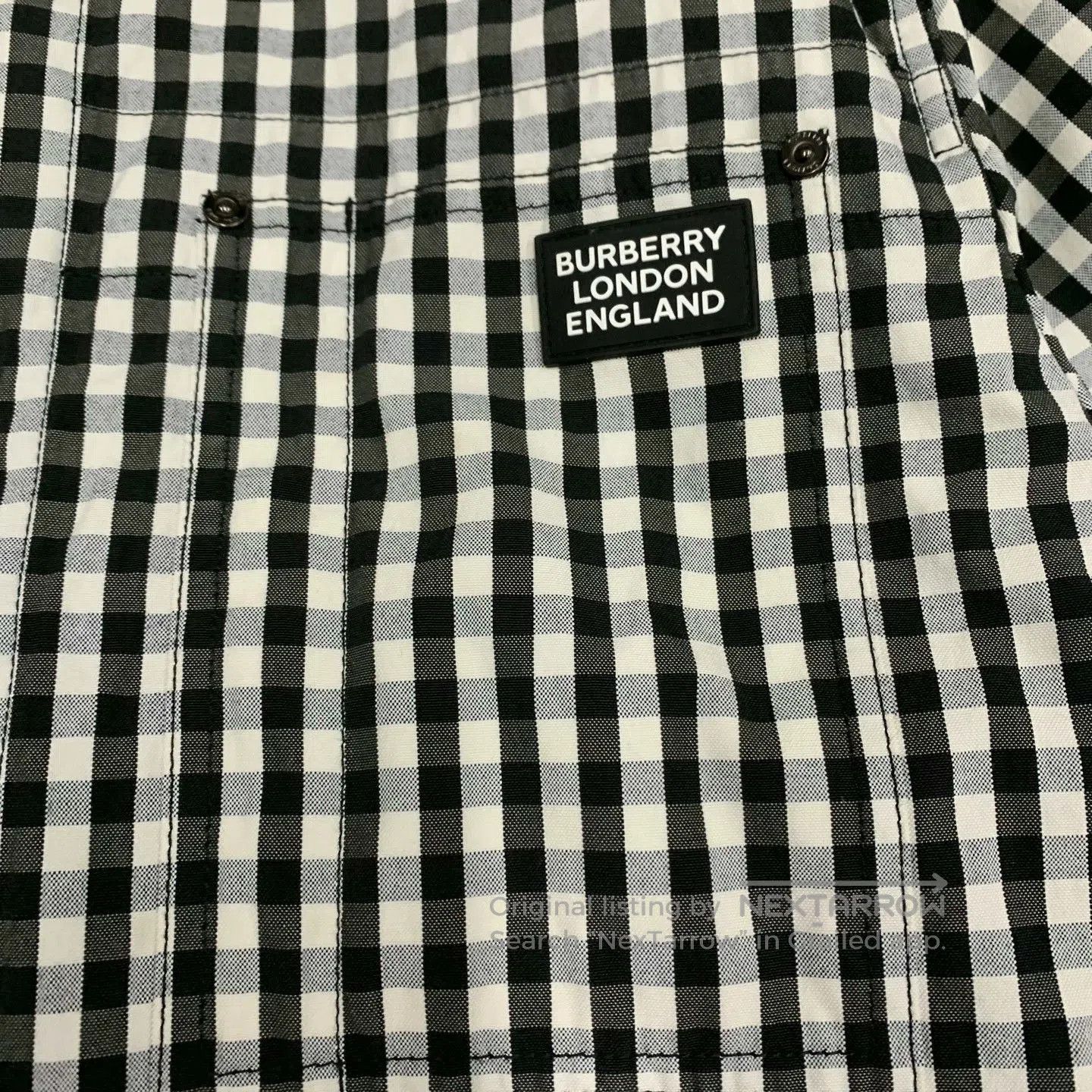 Burberry burberry black and white checkered shirt jacket. Size US S / EU 44-46 / 1 - 7 Thumbnail