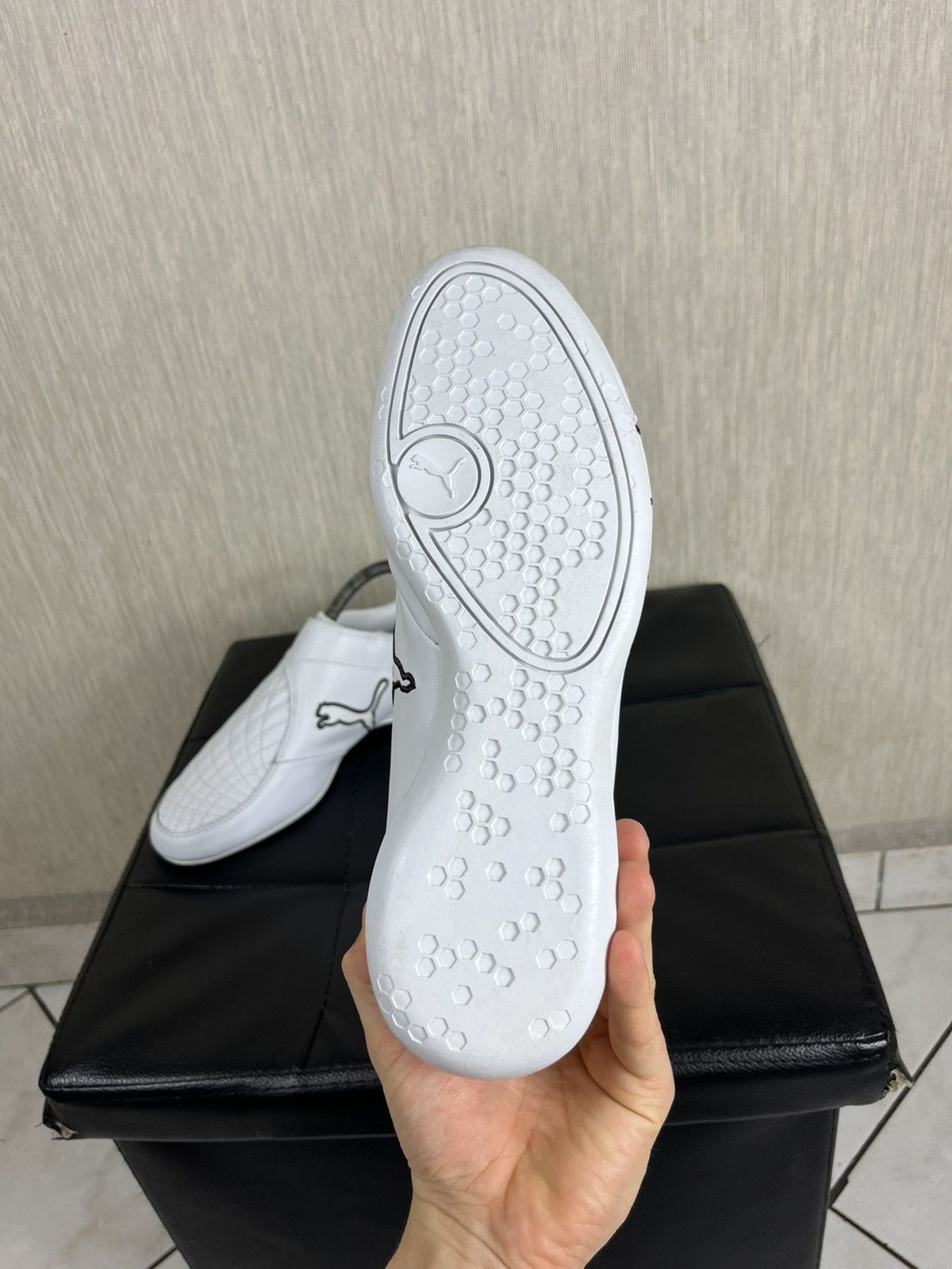 Puma × Vintage Vintage Puma y2k velcro shoes leather sneakers speed cat low Size US 7 / EU 40 - 19 Thumbnail