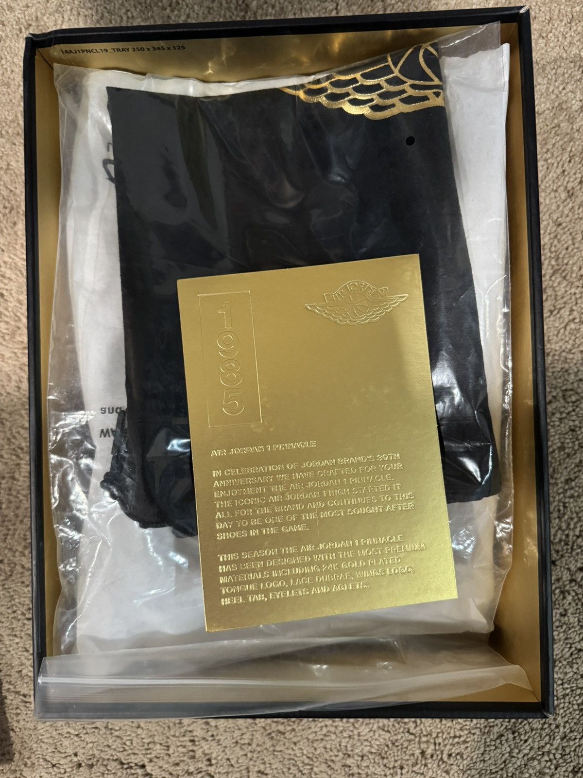 Jordan Brand Jordan 1 Pinnacle Black 2015 Size US 10 / EU 43 - 6 Thumbnail