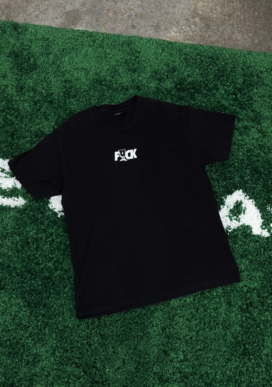 Fuck The Population × Undefeated Fuck The Population x Undefeated Black Fuck Logo Tee Large Size US L / EU 52-54 / 3 - 3 Thumbnail